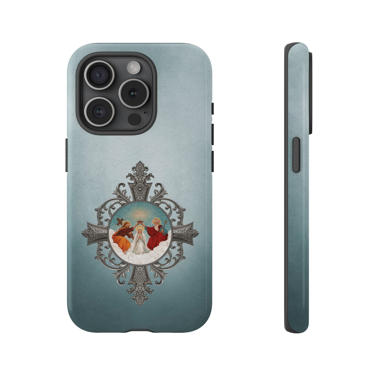 Mosaic Coronation of Mary Hard Phone Case Copyright VENXARA