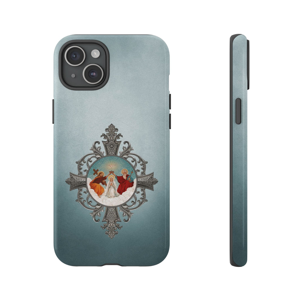 Mosaic Coronation of Mary Hard Phone Case Copyright VENXARA