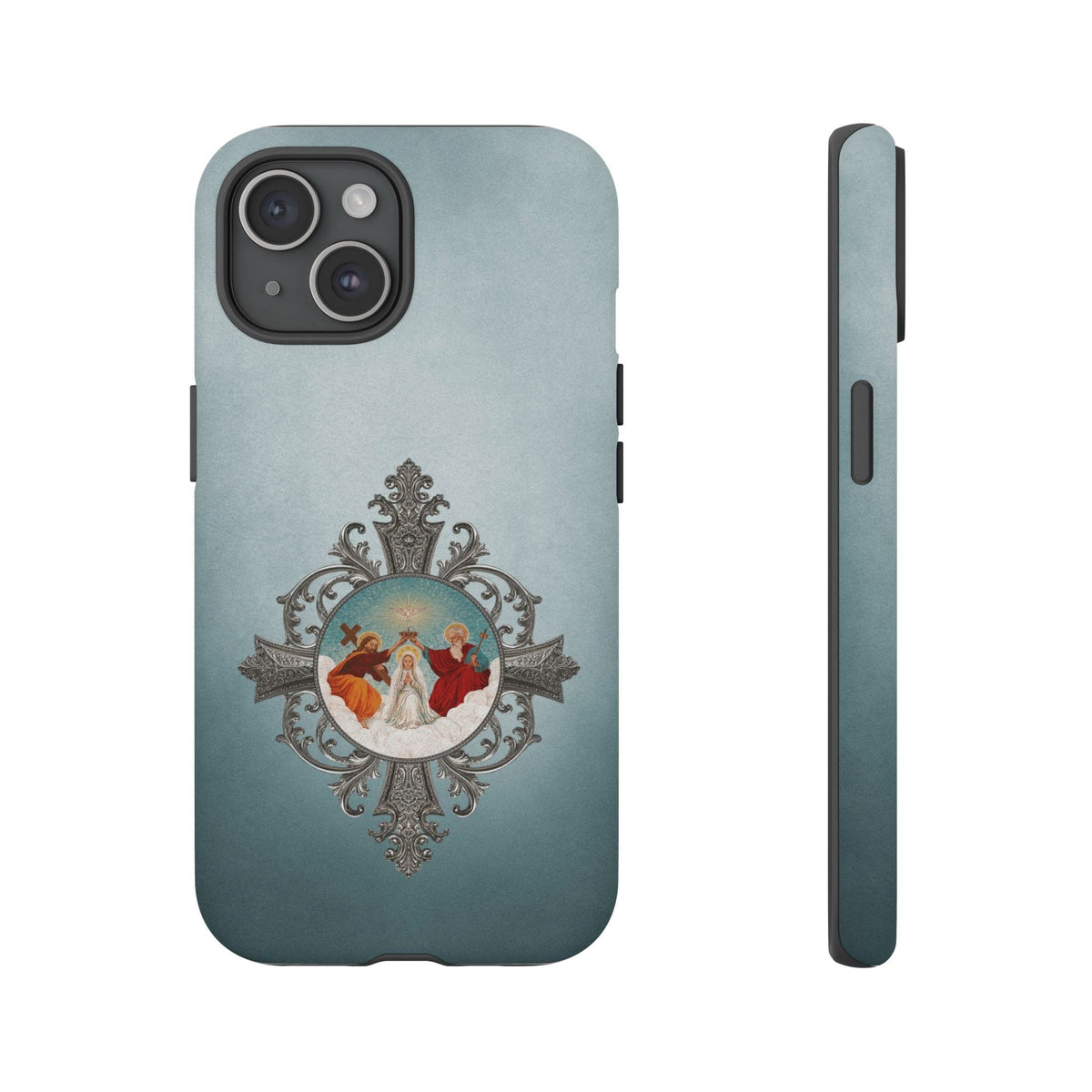 Mosaic Coronation of Mary Hard Phone Case Copyright VENXARA