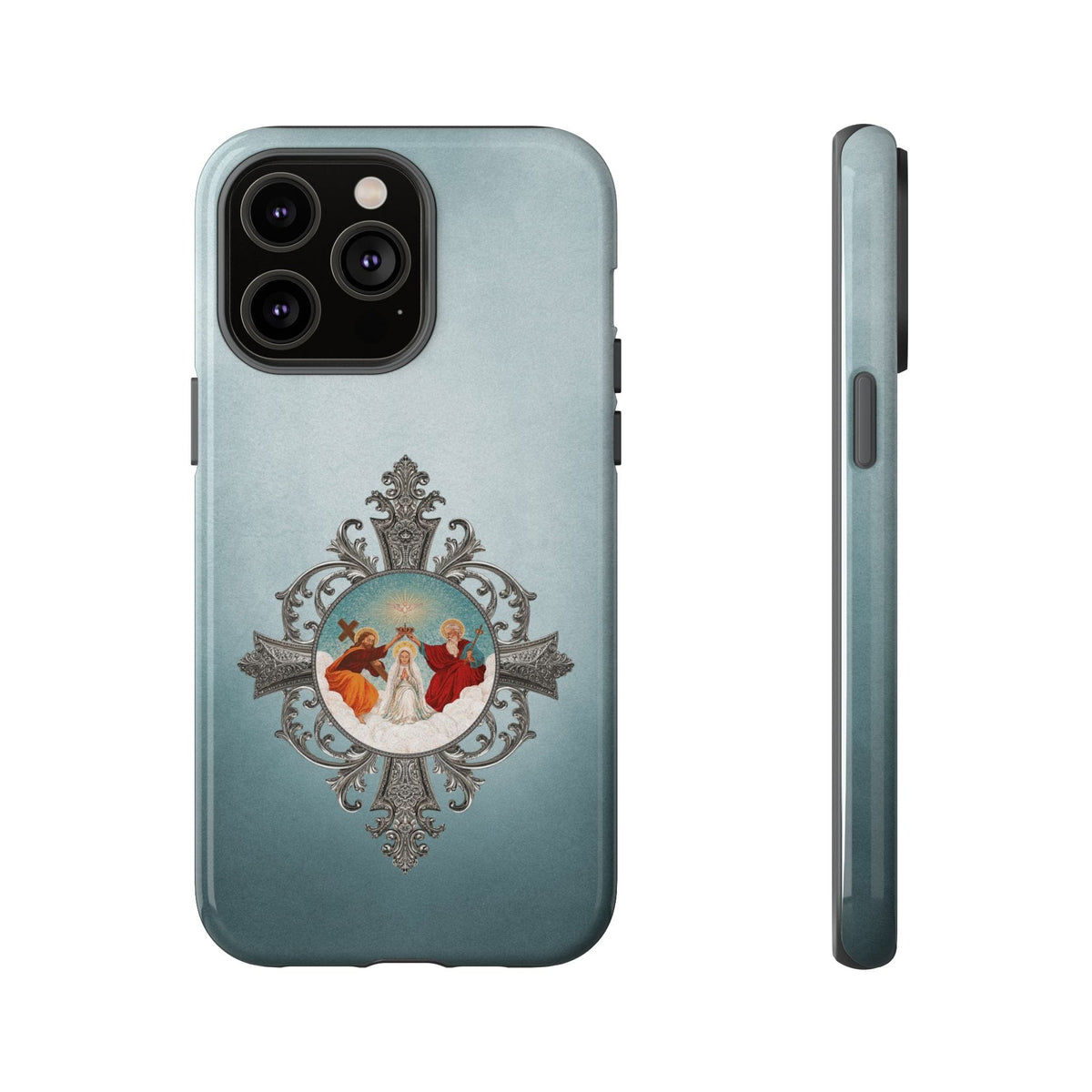 Mosaic Coronation of Mary Hard Phone Case Copyright VENXARA