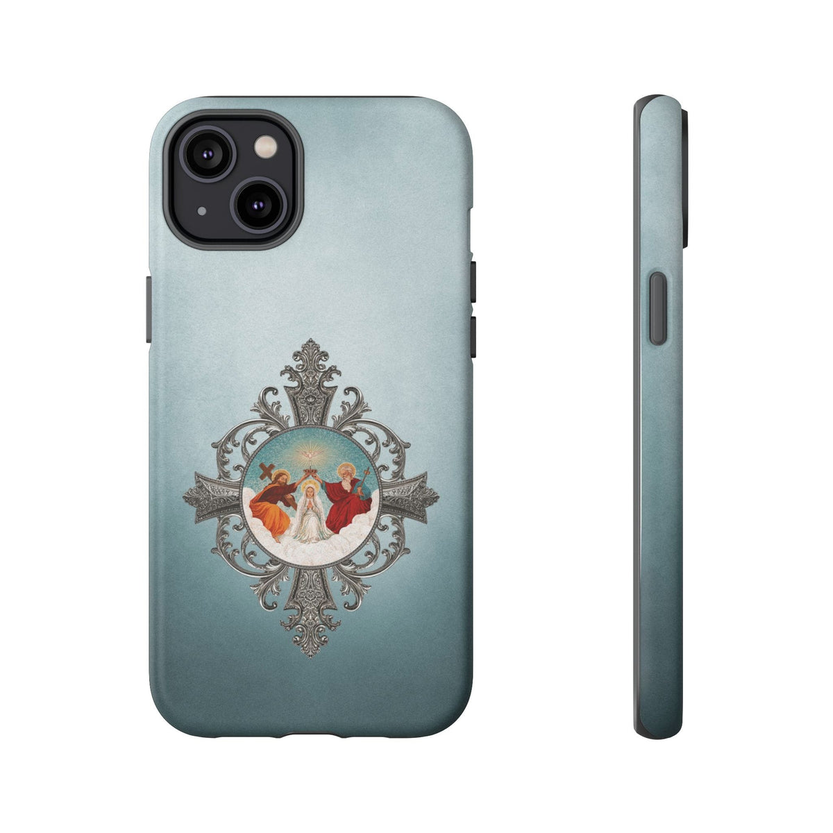 Mosaic Coronation of Mary Hard Phone Case Copyright VENXARA