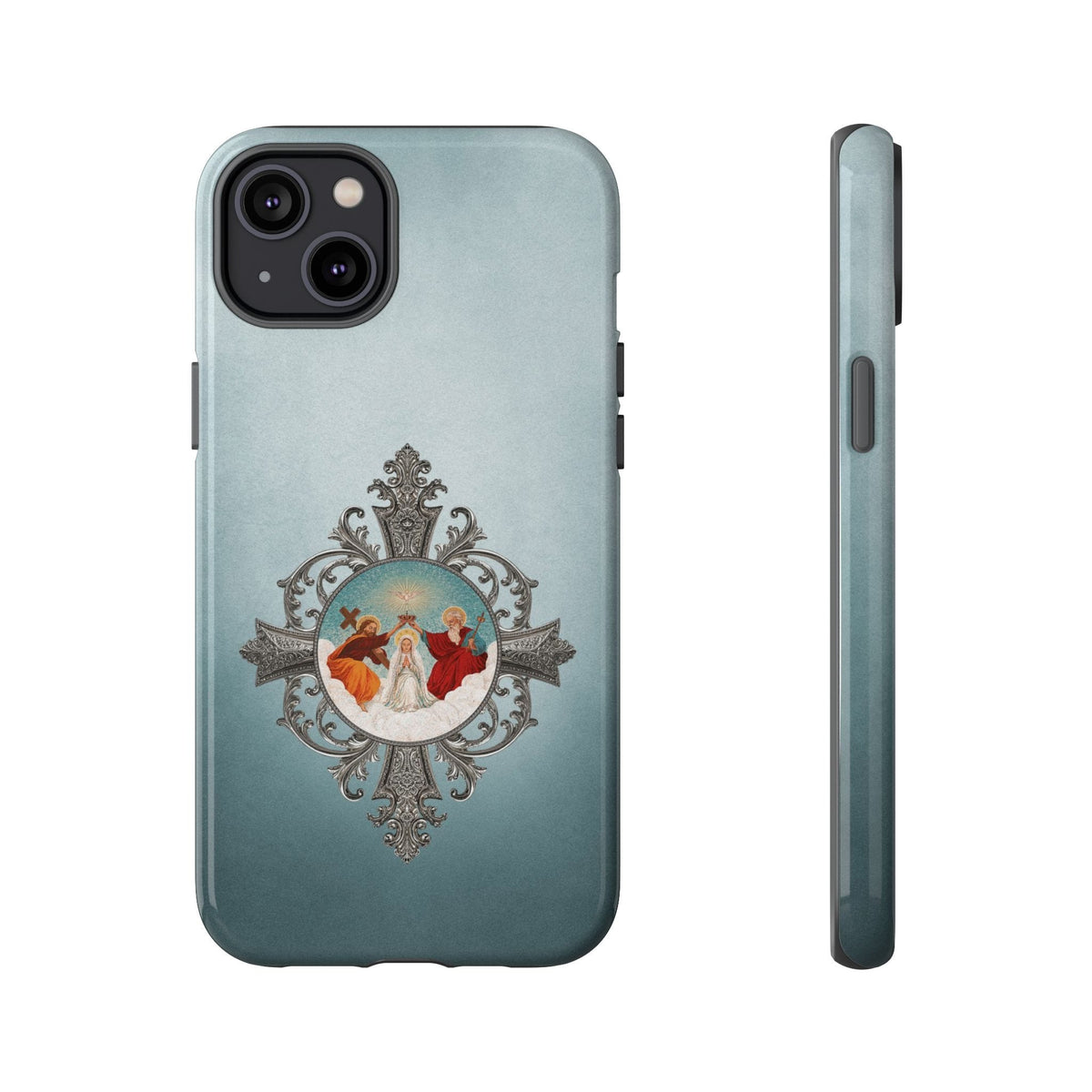 Mosaic Coronation of Mary Hard Phone Case Copyright VENXARA