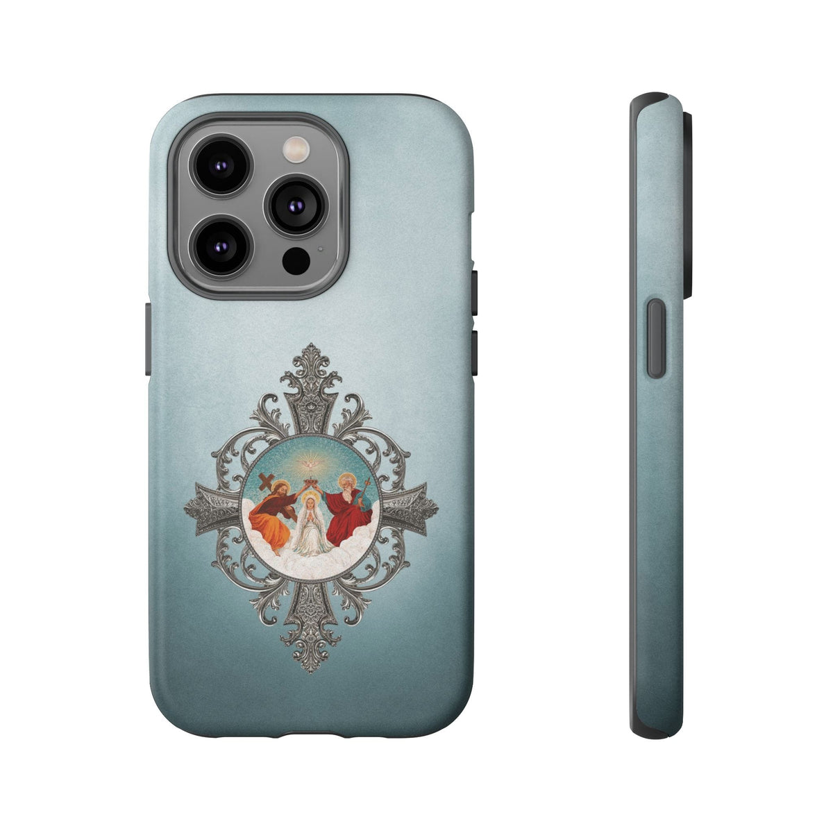 Mosaic Coronation of Mary Hard Phone Case Copyright VENXARA