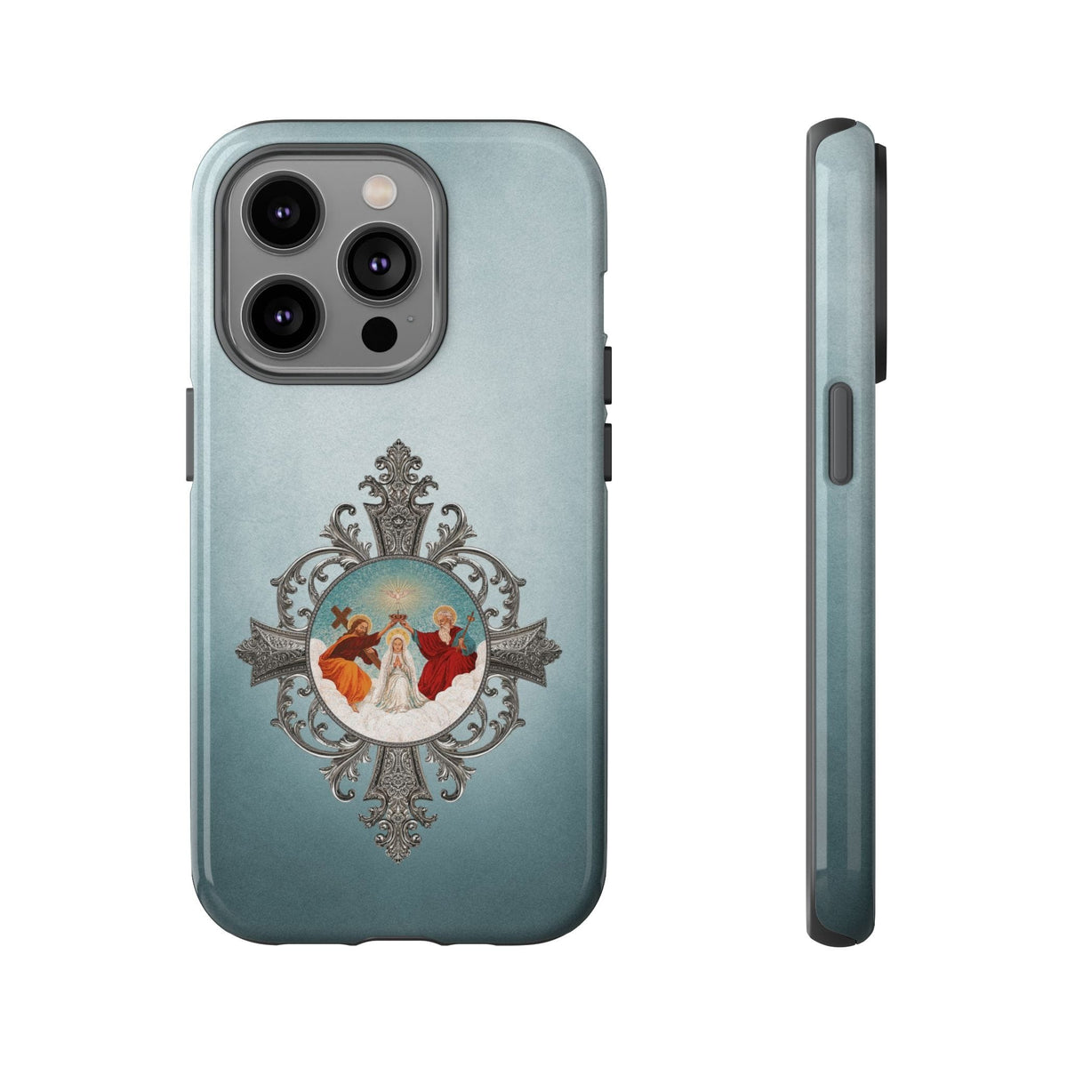 Mosaic Coronation of Mary Hard Phone Case Copyright VENXARA