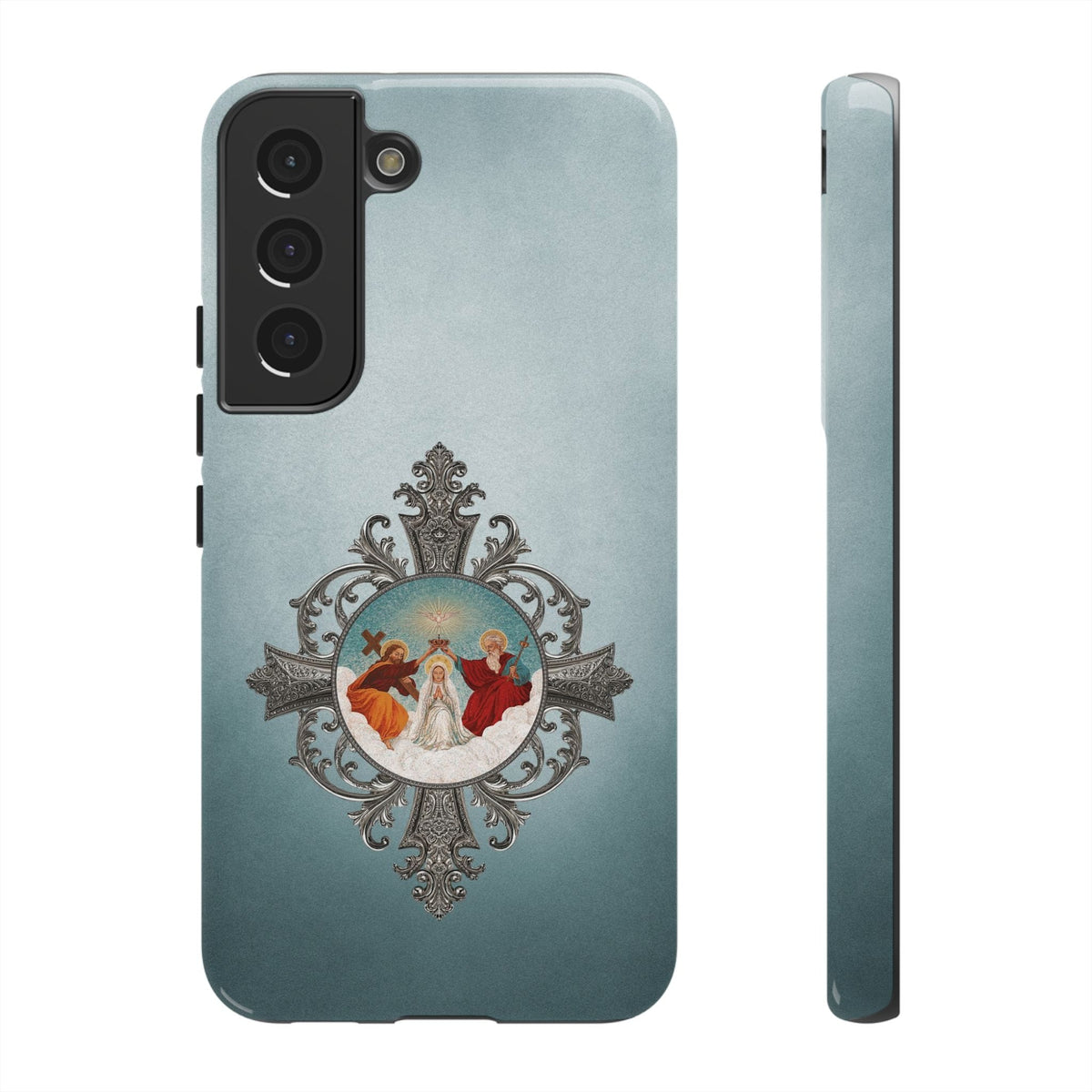 Mosaic Coronation of Mary Hard Phone Case Copyright VENXARA