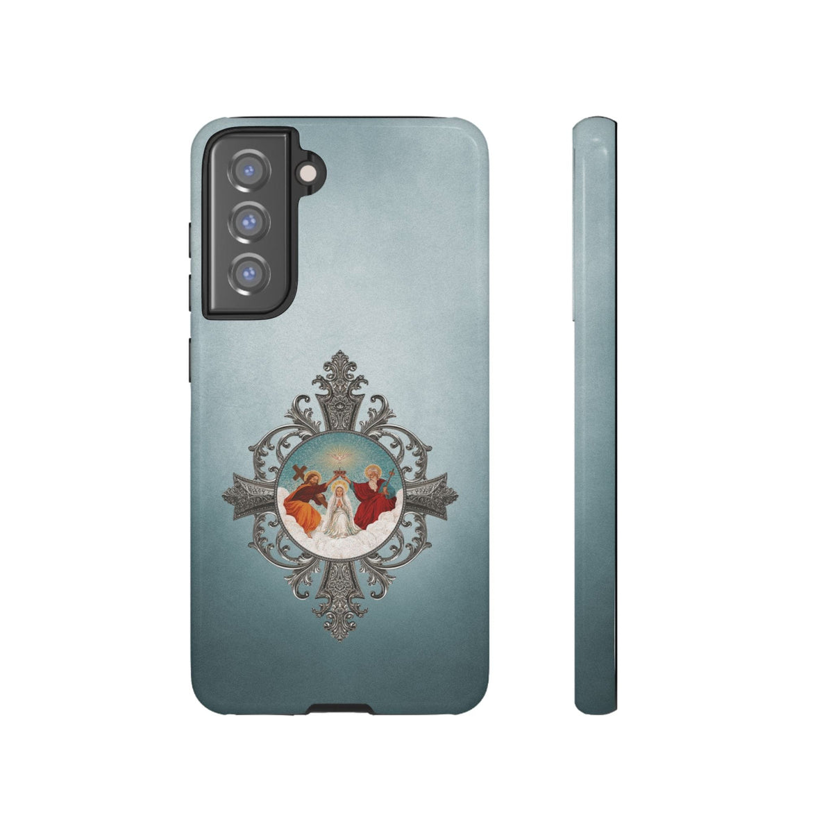 Mosaic Coronation of Mary Hard Phone Case Copyright VENXARA
