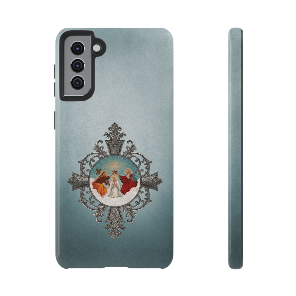 Mosaic Coronation of Mary Hard Phone Case Copyright VENXARA