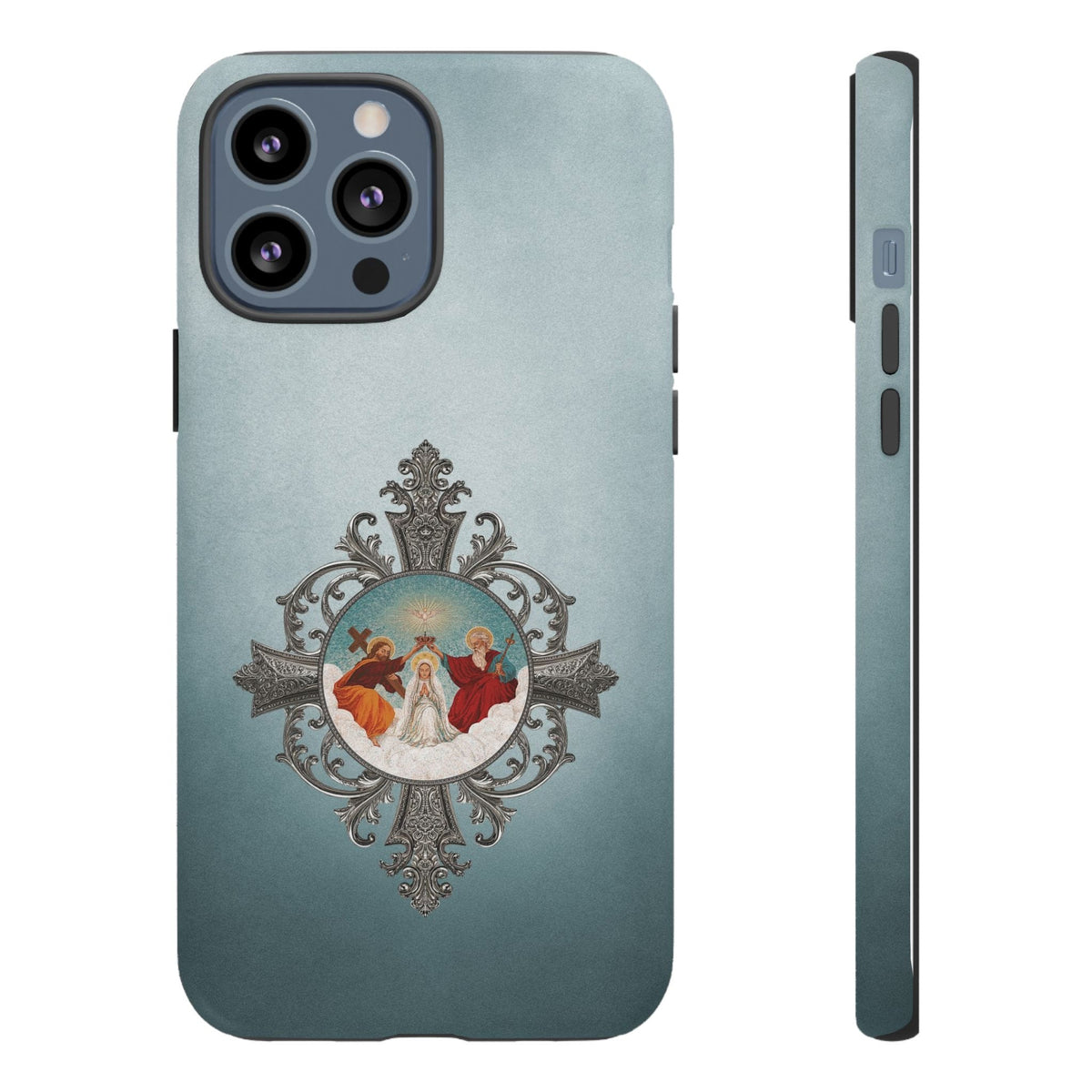 Mosaic Coronation of Mary Hard Phone Case Copyright VENXARA