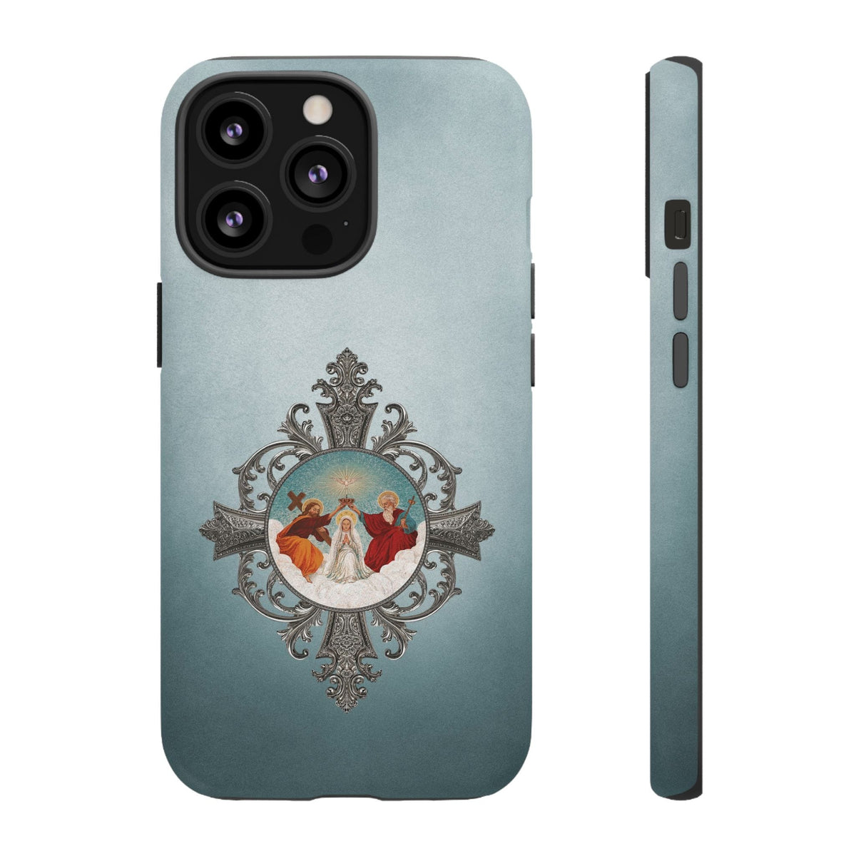 Mosaic Coronation of Mary Hard Phone Case Copyright VENXARA