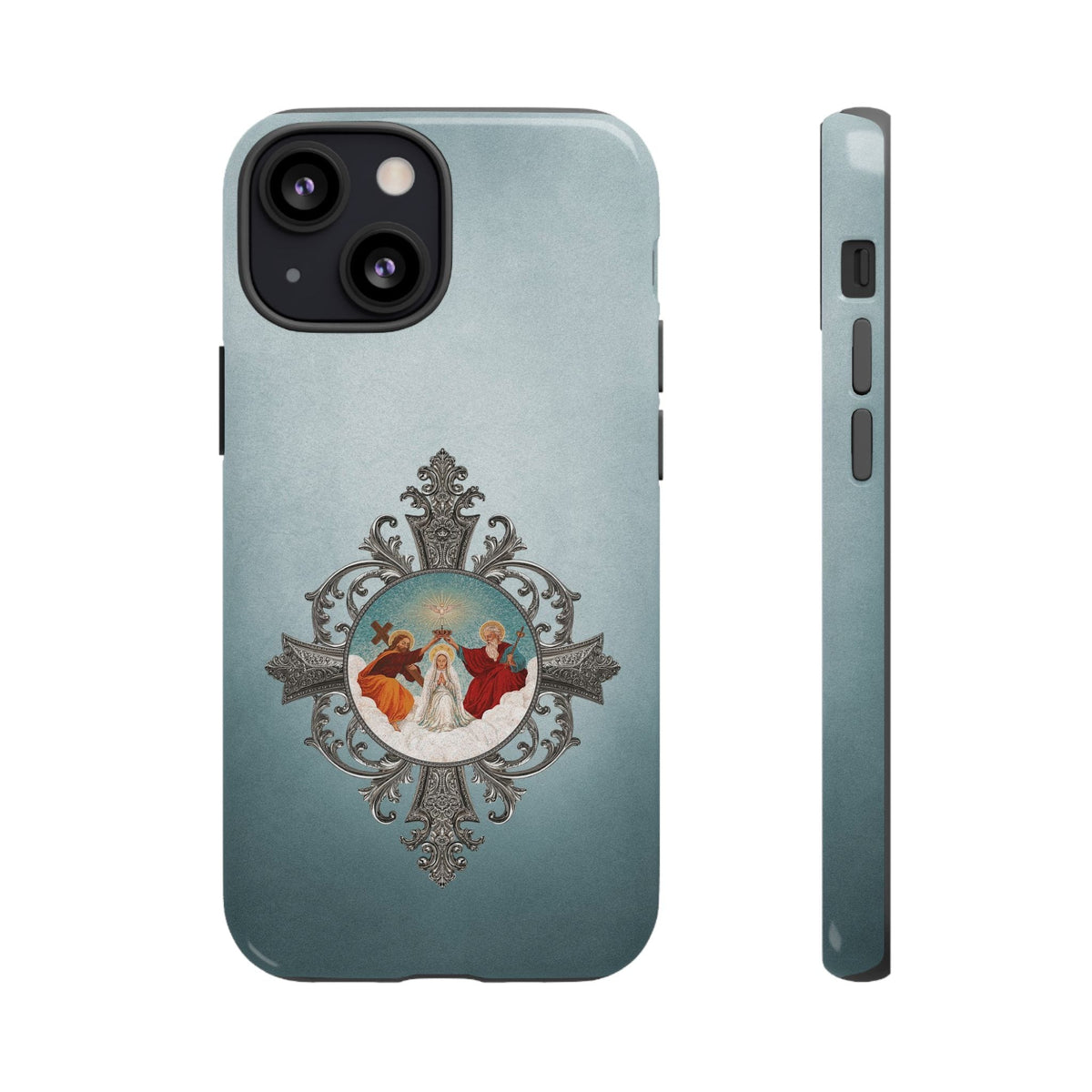 Mosaic Coronation of Mary Hard Phone Case Copyright VENXARA