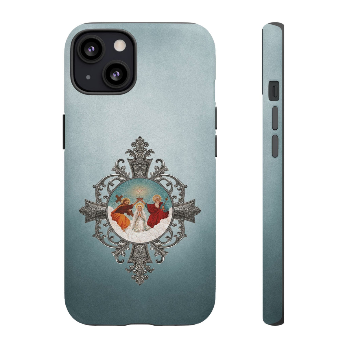 Mosaic Coronation of Mary Hard Phone Case Copyright VENXARA