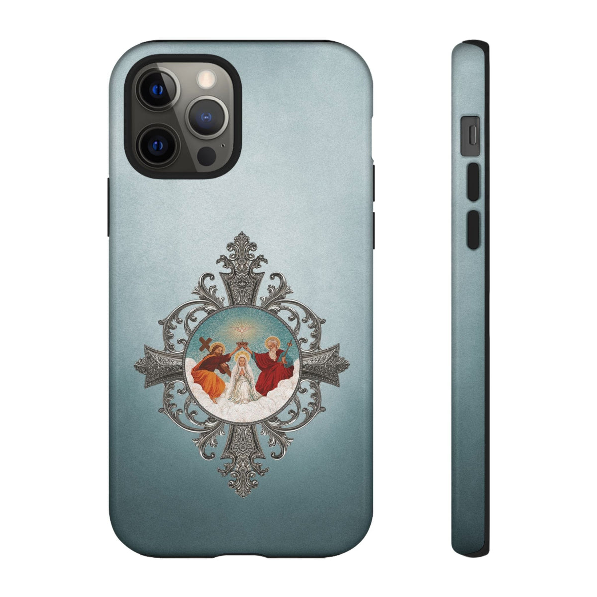 Mosaic Coronation of Mary Hard Phone Case Copyright VENXARA