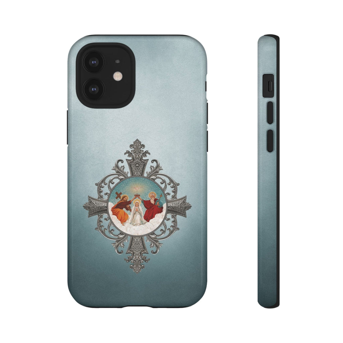 Mosaic Coronation of Mary Hard Phone Case Copyright VENXARA