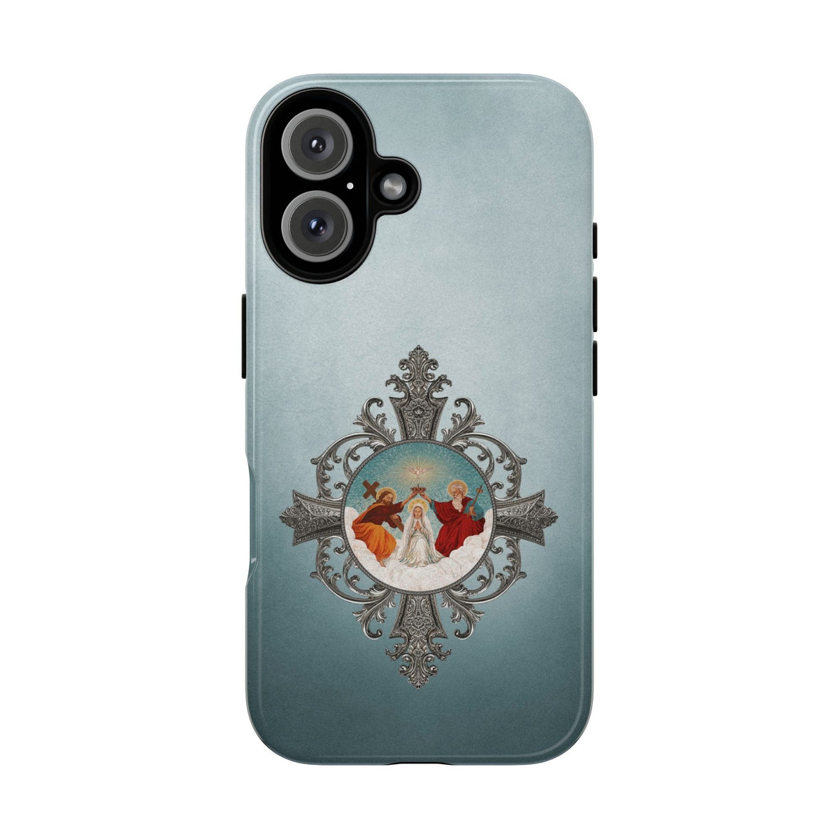 Mosaic Coronation of Mary Hard Phone Case Copyright VENXARA