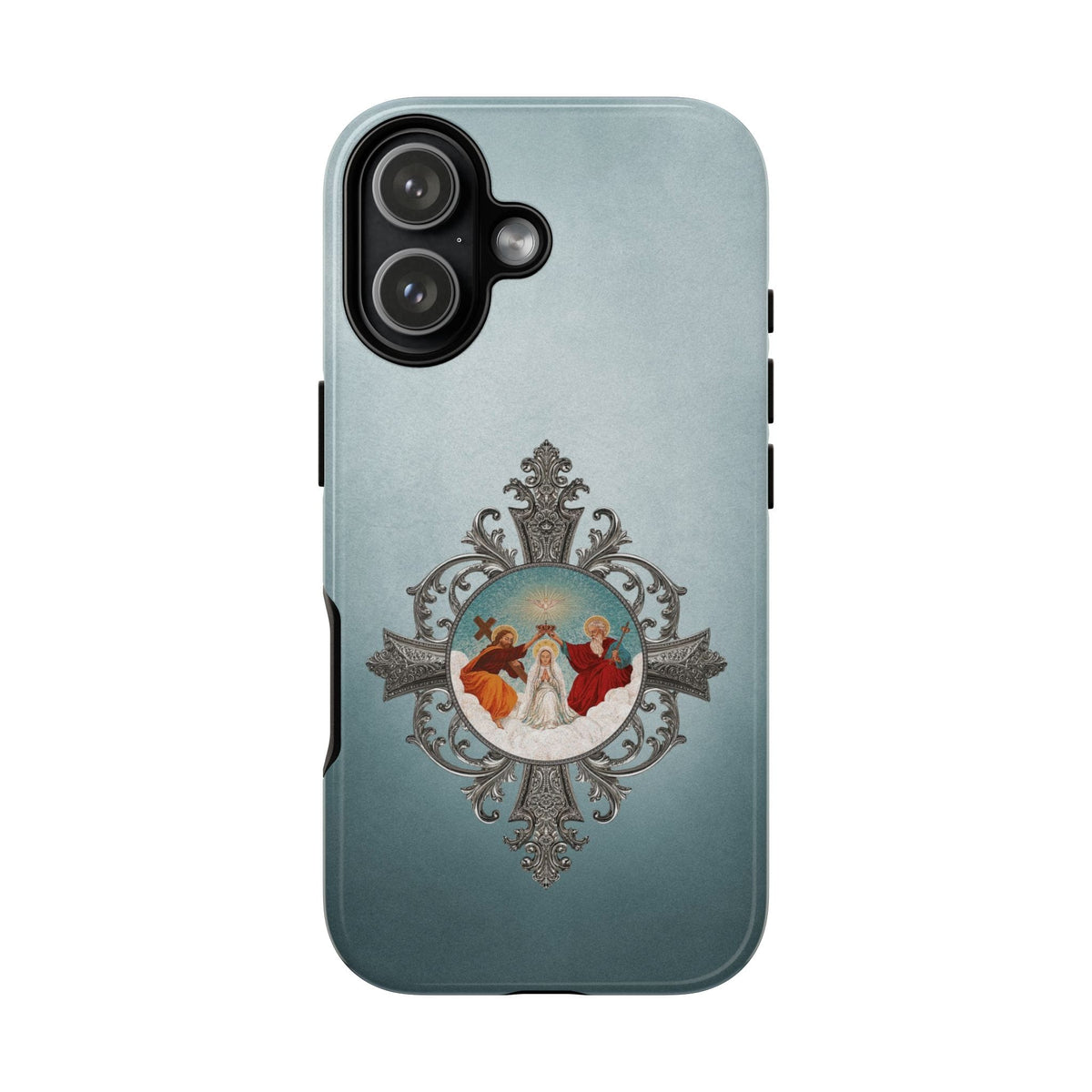 Mosaic Coronation of Mary Hard Phone Case Copyright VENXARA