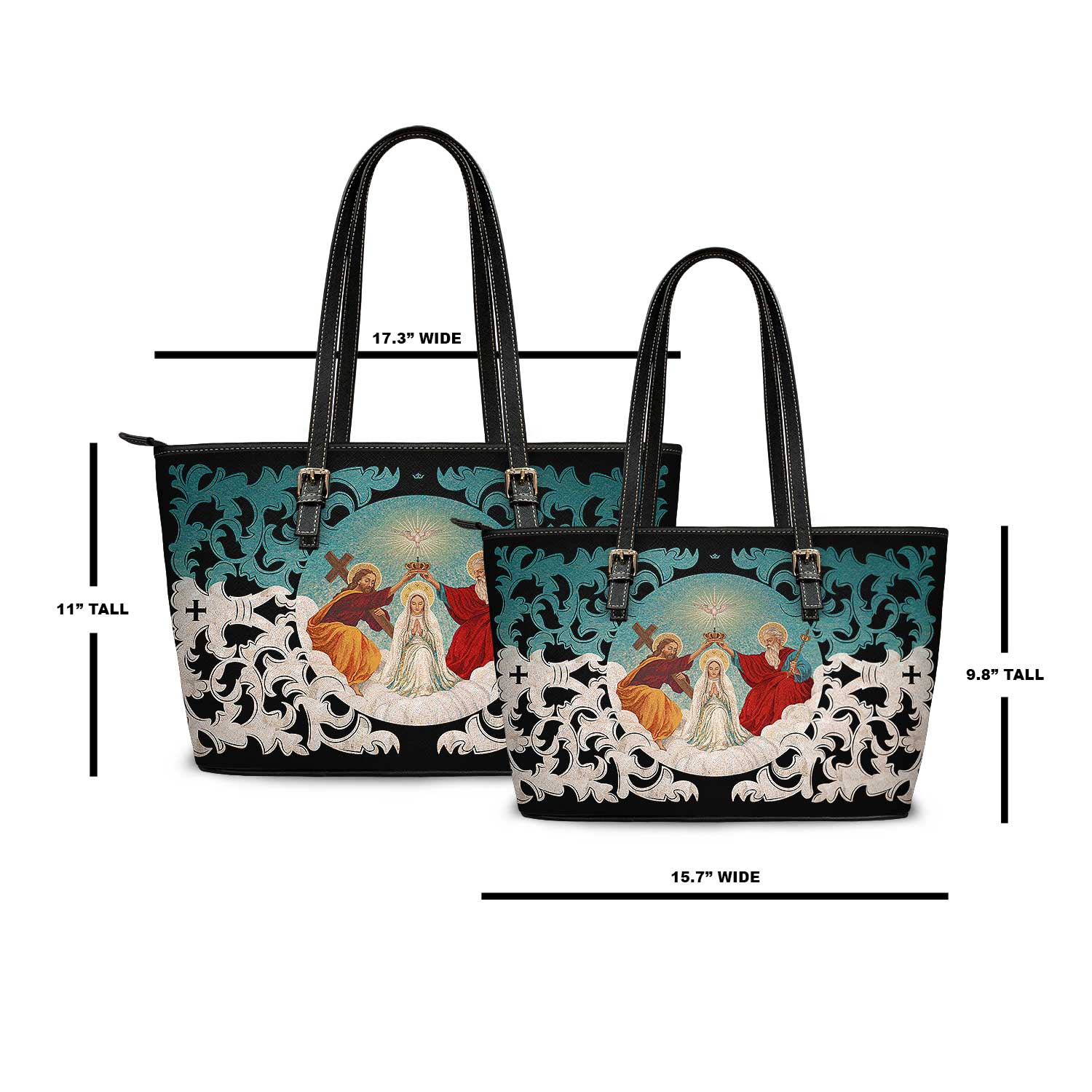 Mosaic Coronation of Mary Tote Bag (Baroque) - VENXARA®