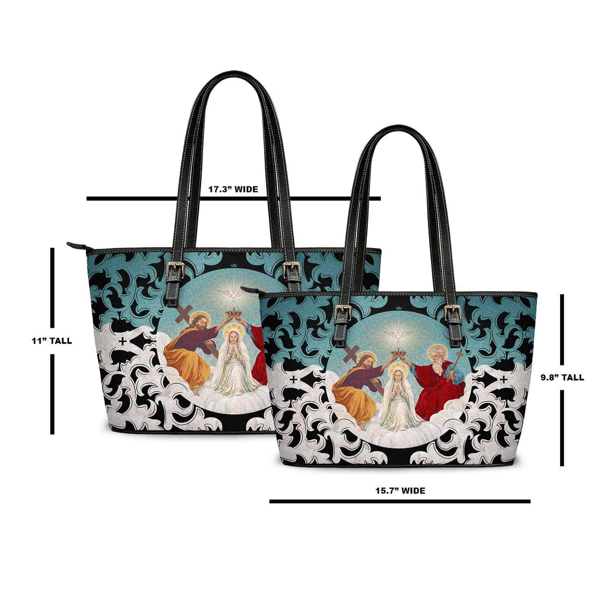 Mosaic Coronation of Mary Tote Bag (Baroque) Copyright VENXARA