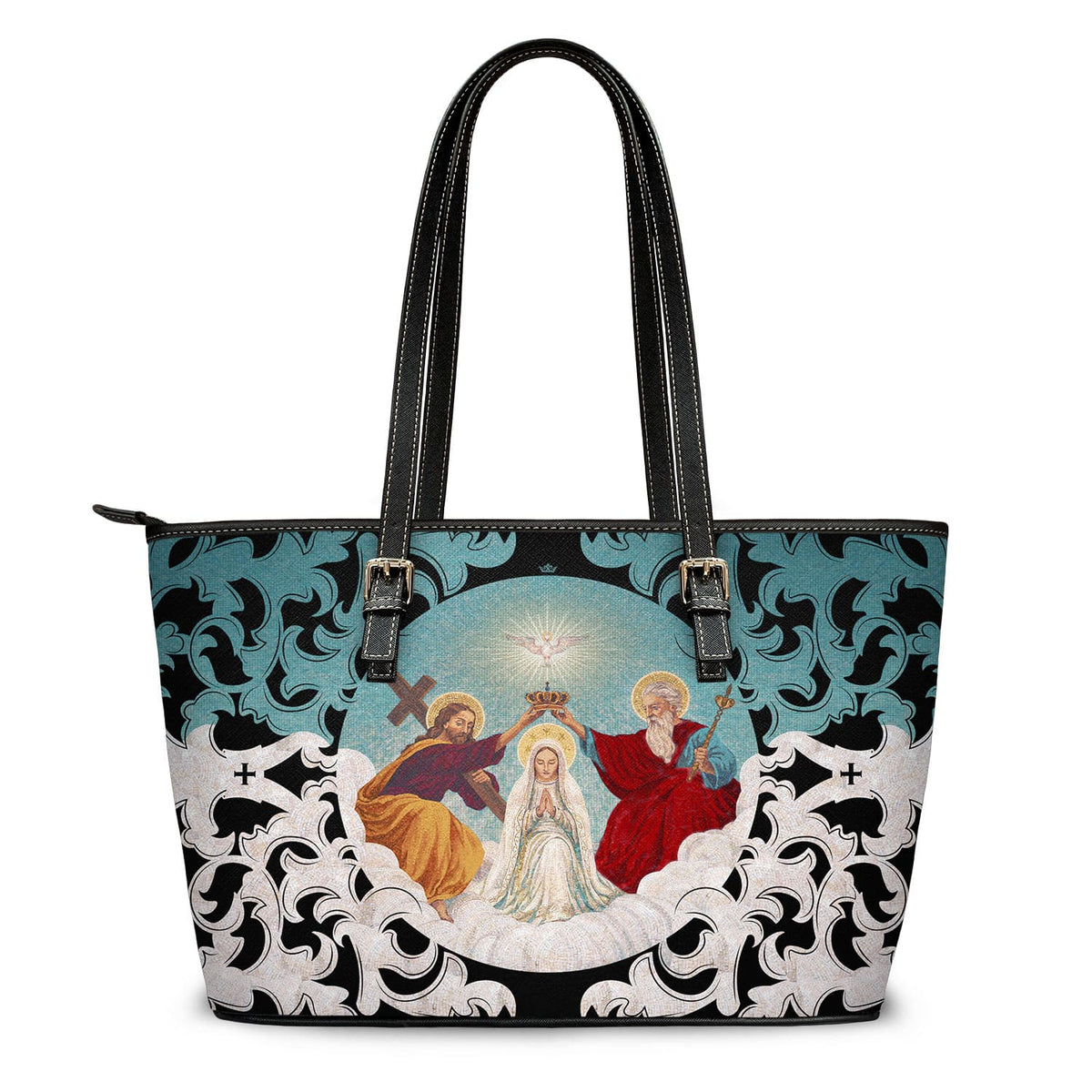 Mosaic Coronation of Mary Tote Bag (Baroque) Copyright VENXARA