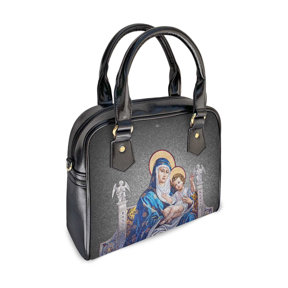 Mosaic Madonna and Child Handbag Copyright VENXARA