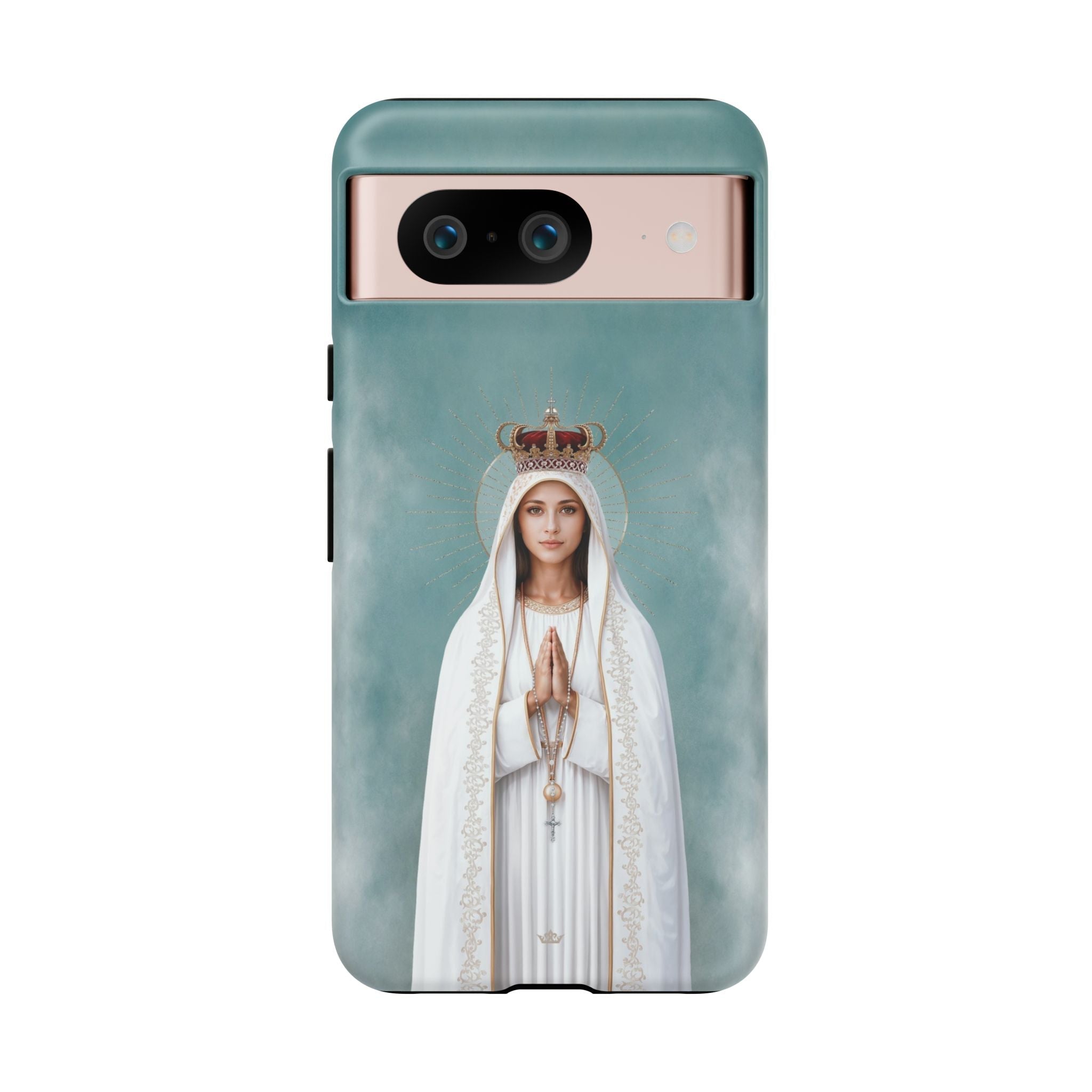 Our Lady of Fatima Hard Phone Case - Venxara