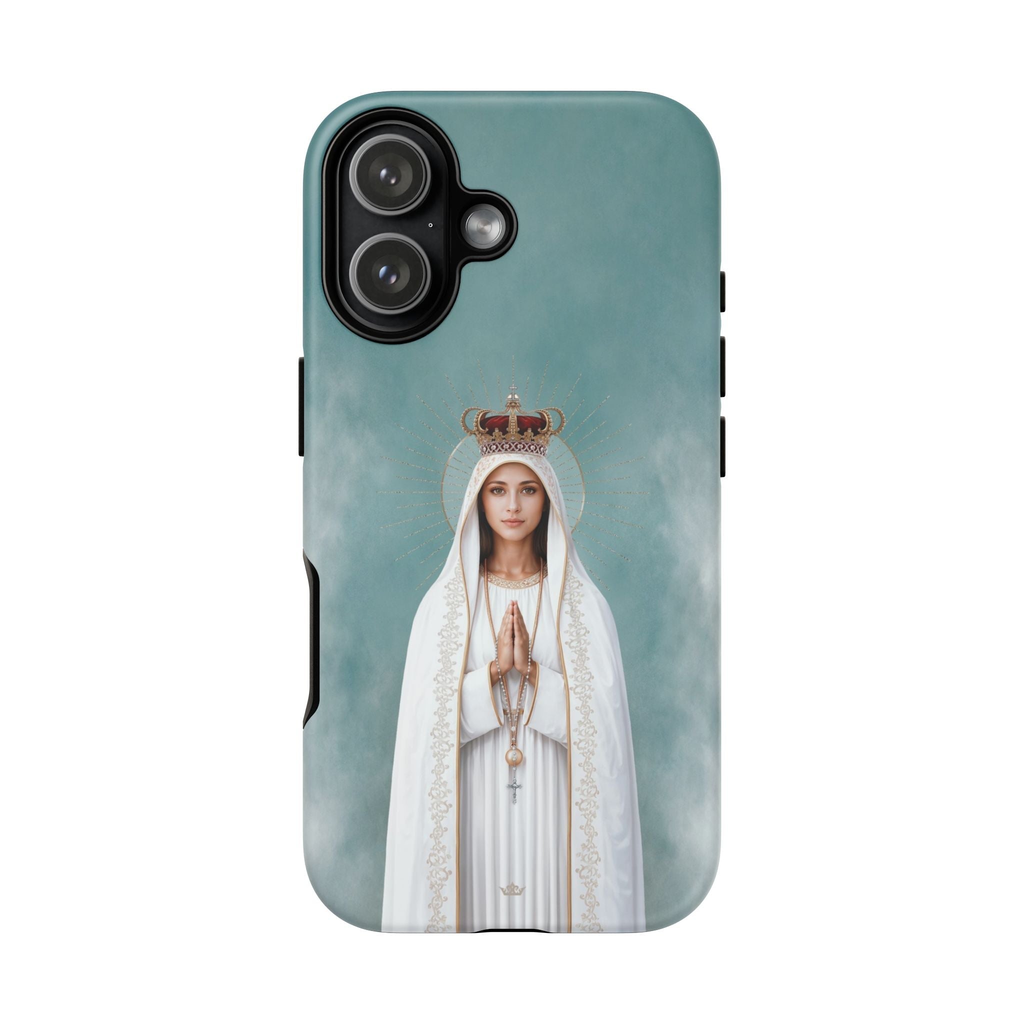 Our Lady of Fatima Hard Phone Case - Venxara
