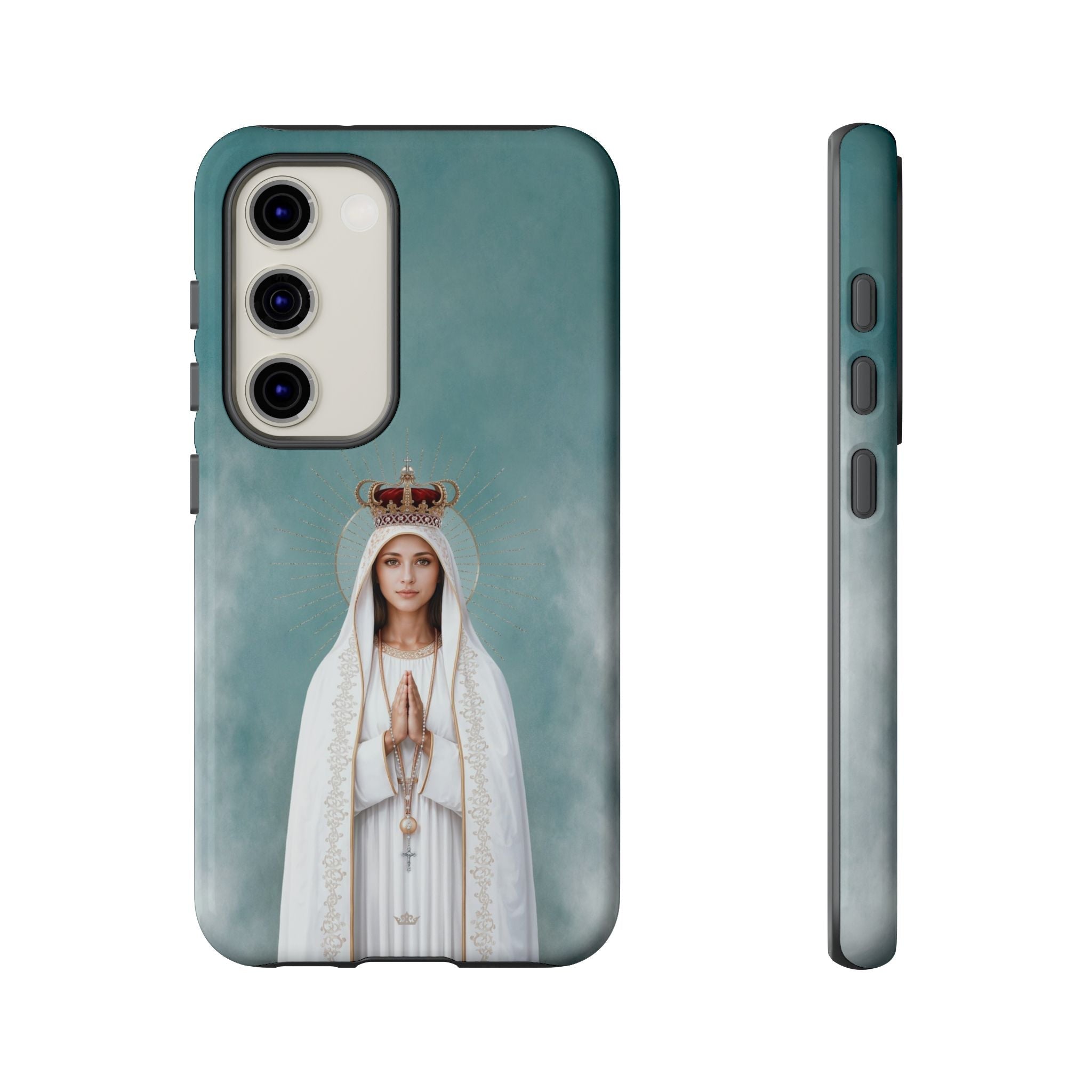 Our Lady of Fatima Hard Phone Case - Venxara
