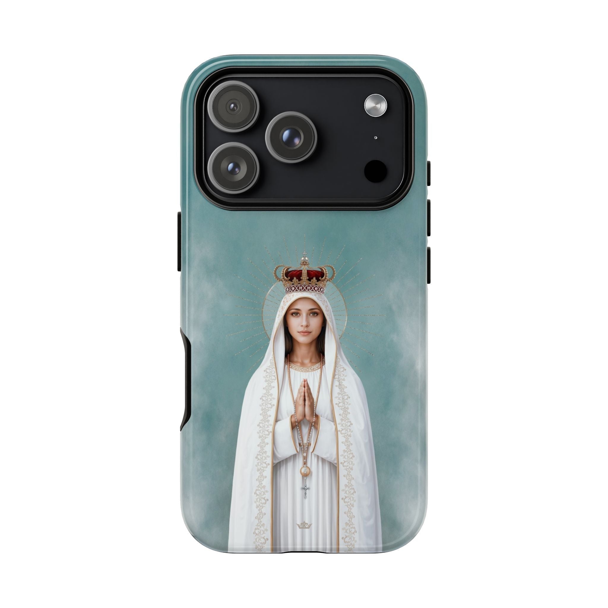 Our Lady of Fatima Hard Phone Case - Venxara