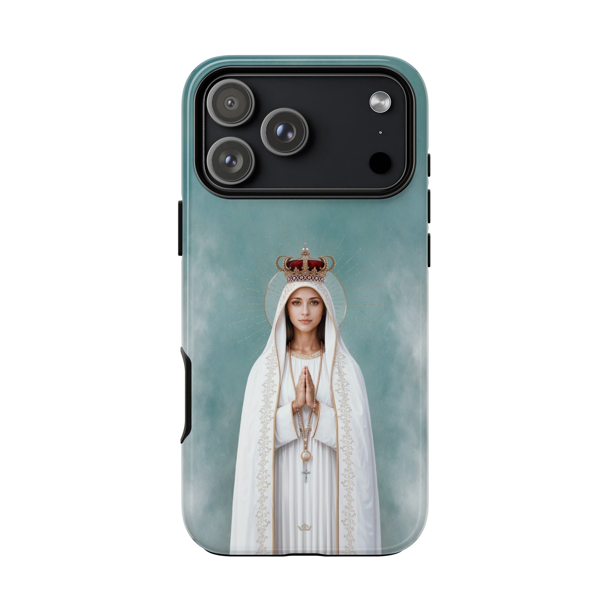 Our Lady of Fatima Hard Phone Case - Venxara