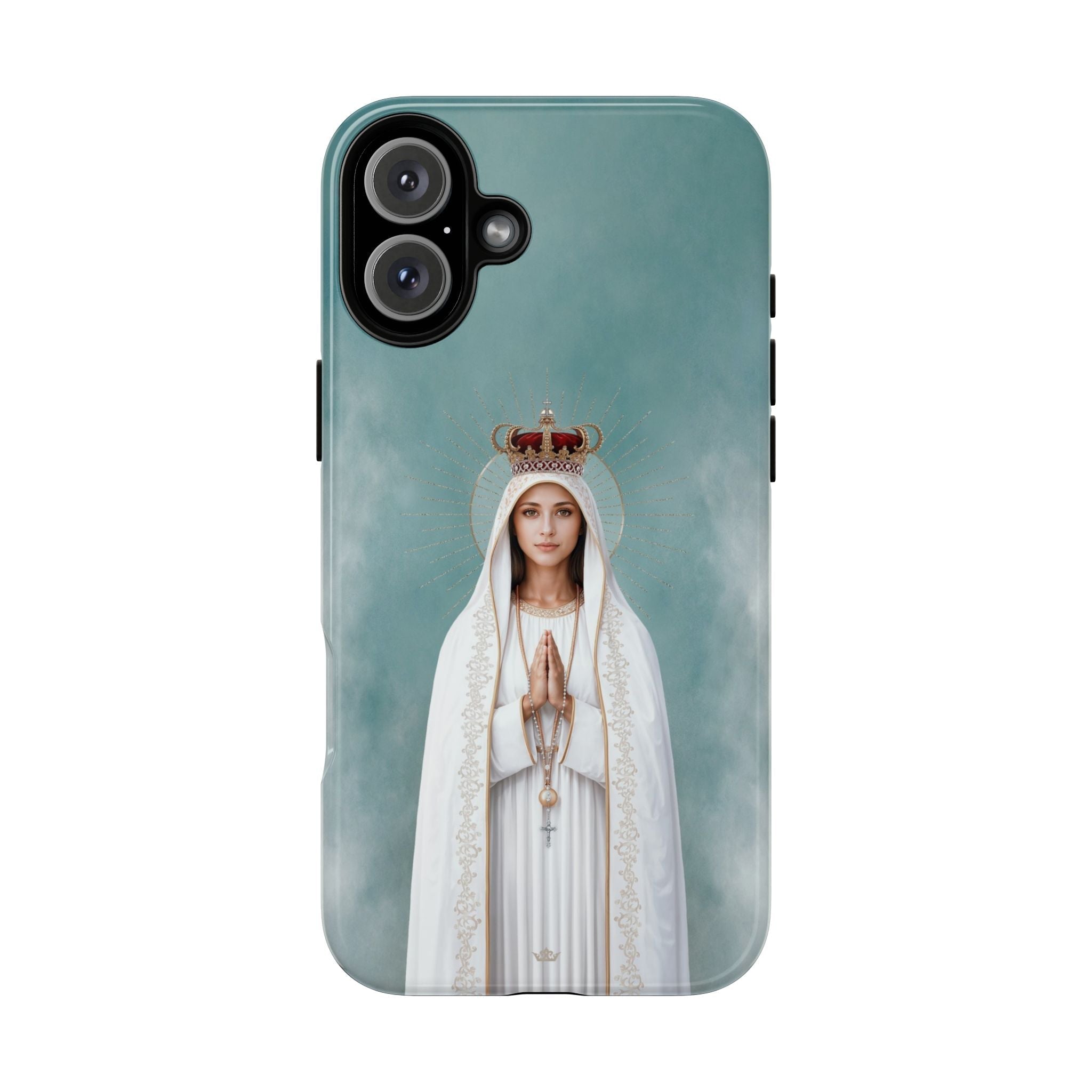 Our Lady of Fatima Hard Phone Case - Venxara