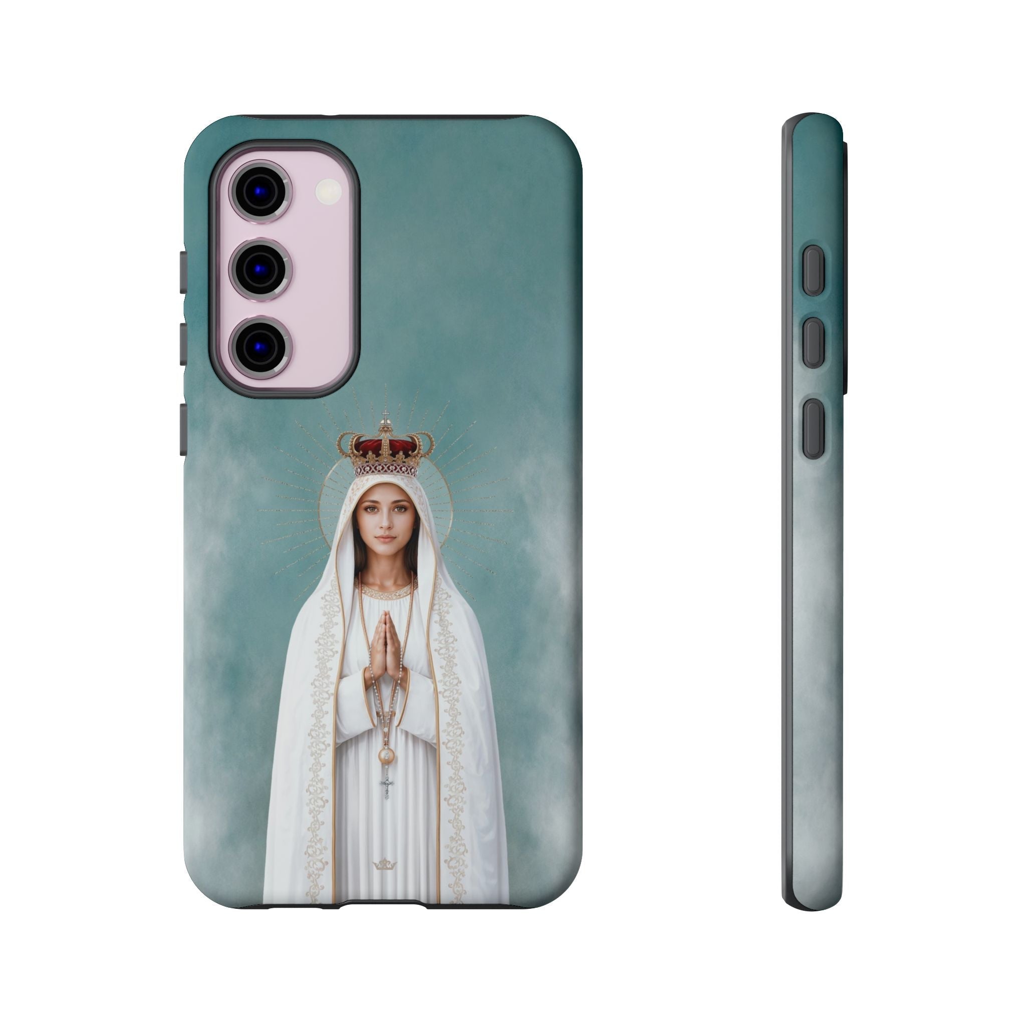Our Lady of Fatima Hard Phone Case - Venxara