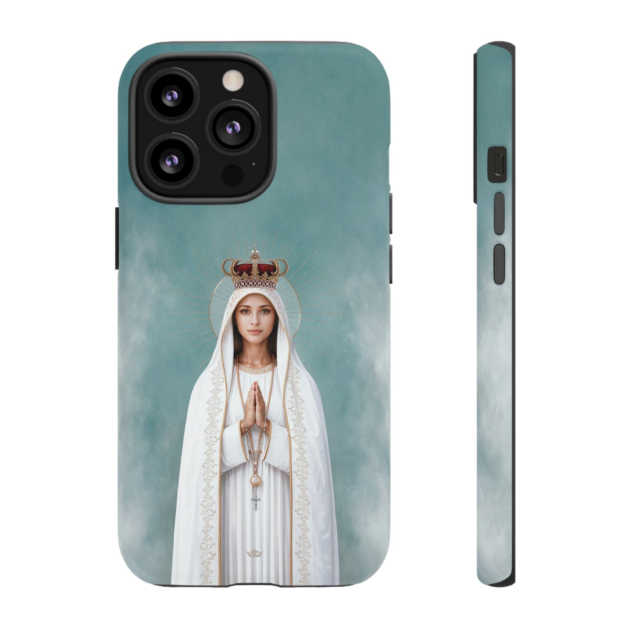 Our Lady of Fatima Hard Phone Case - Venxara
