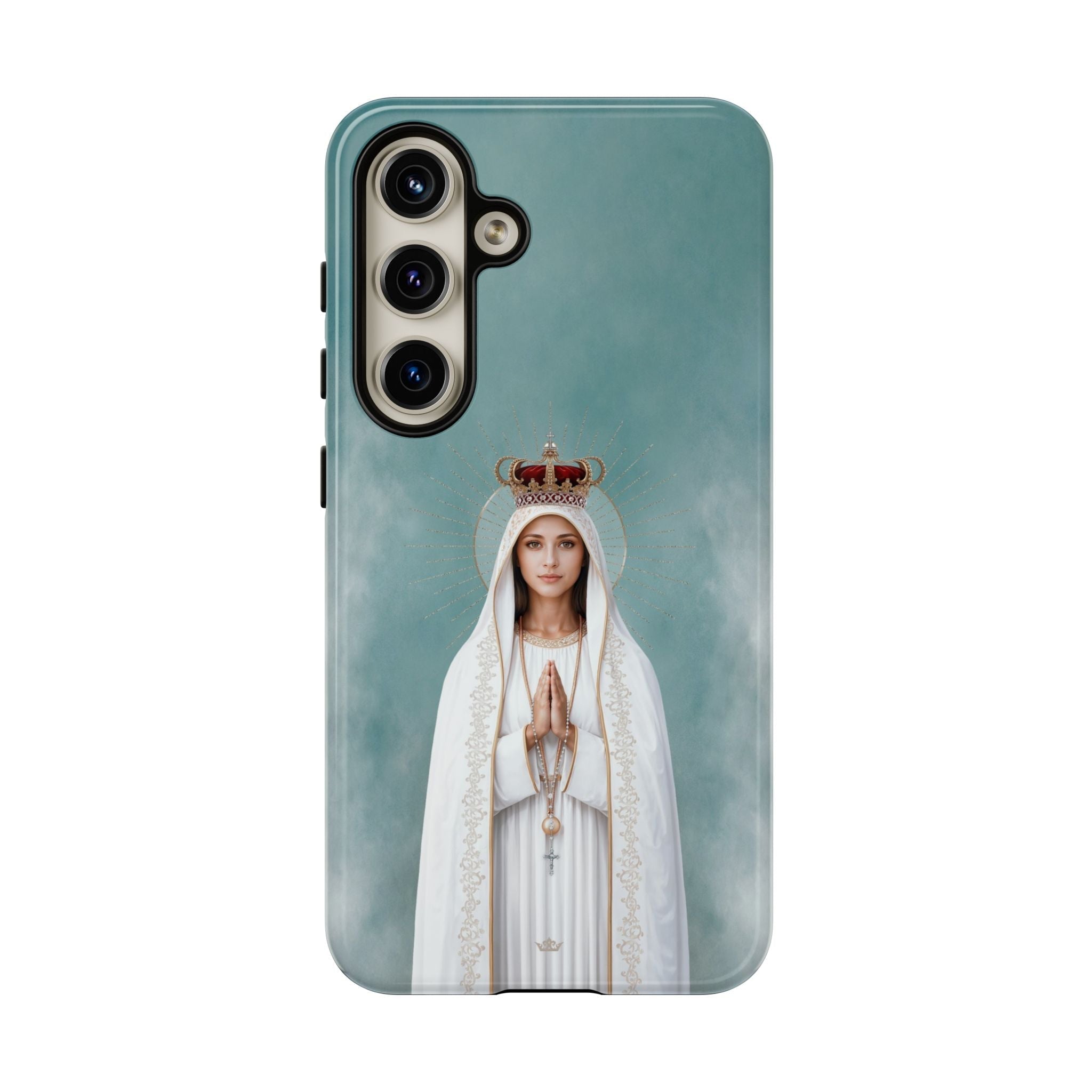 Our Lady of Fatima Hard Phone Case - Venxara