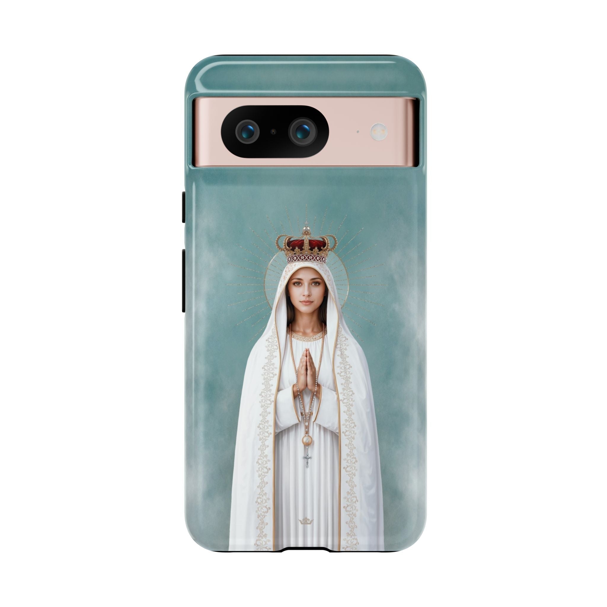 Our Lady of Fatima Hard Phone Case - Venxara