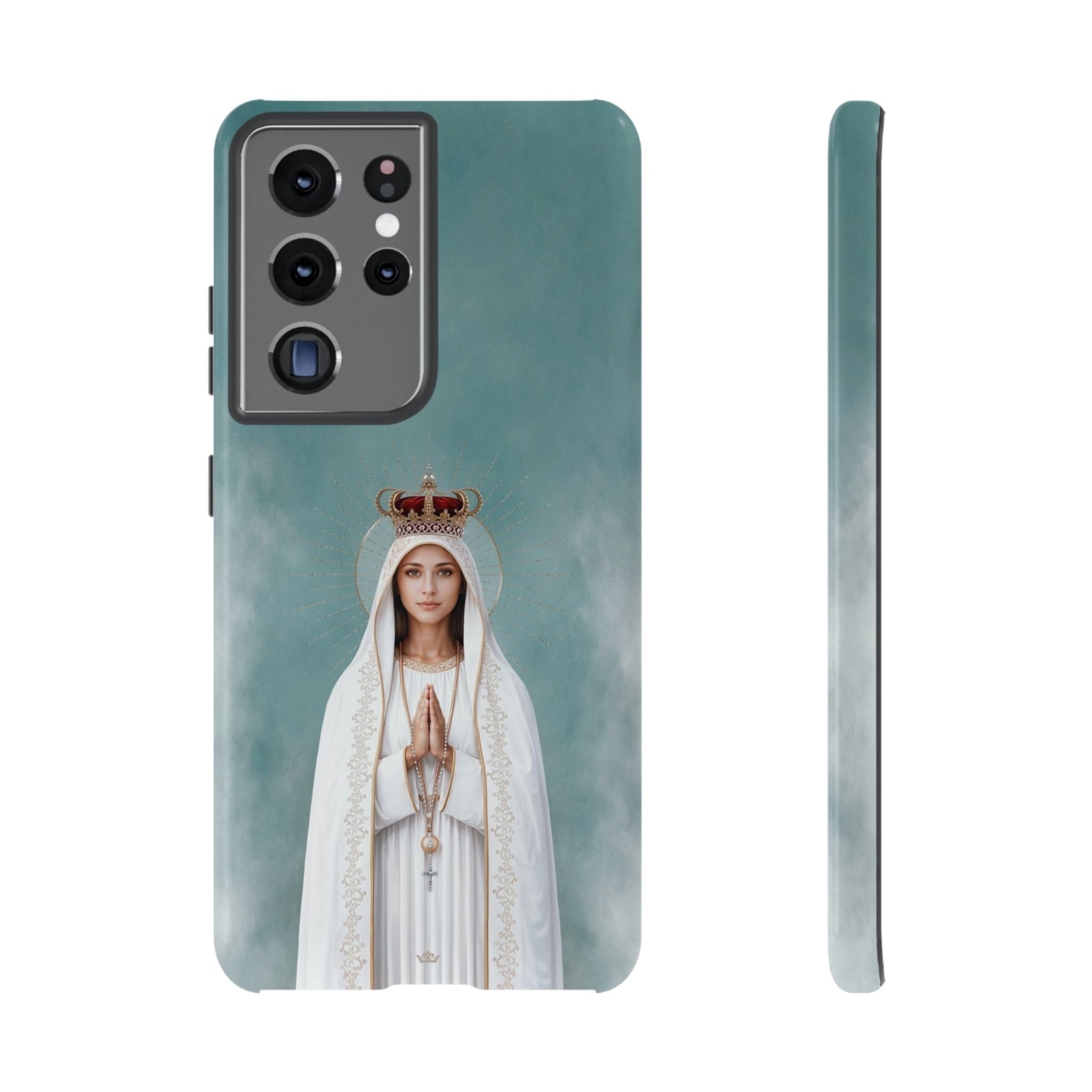 Our Lady of Fatima Hard Phone Case - Venxara