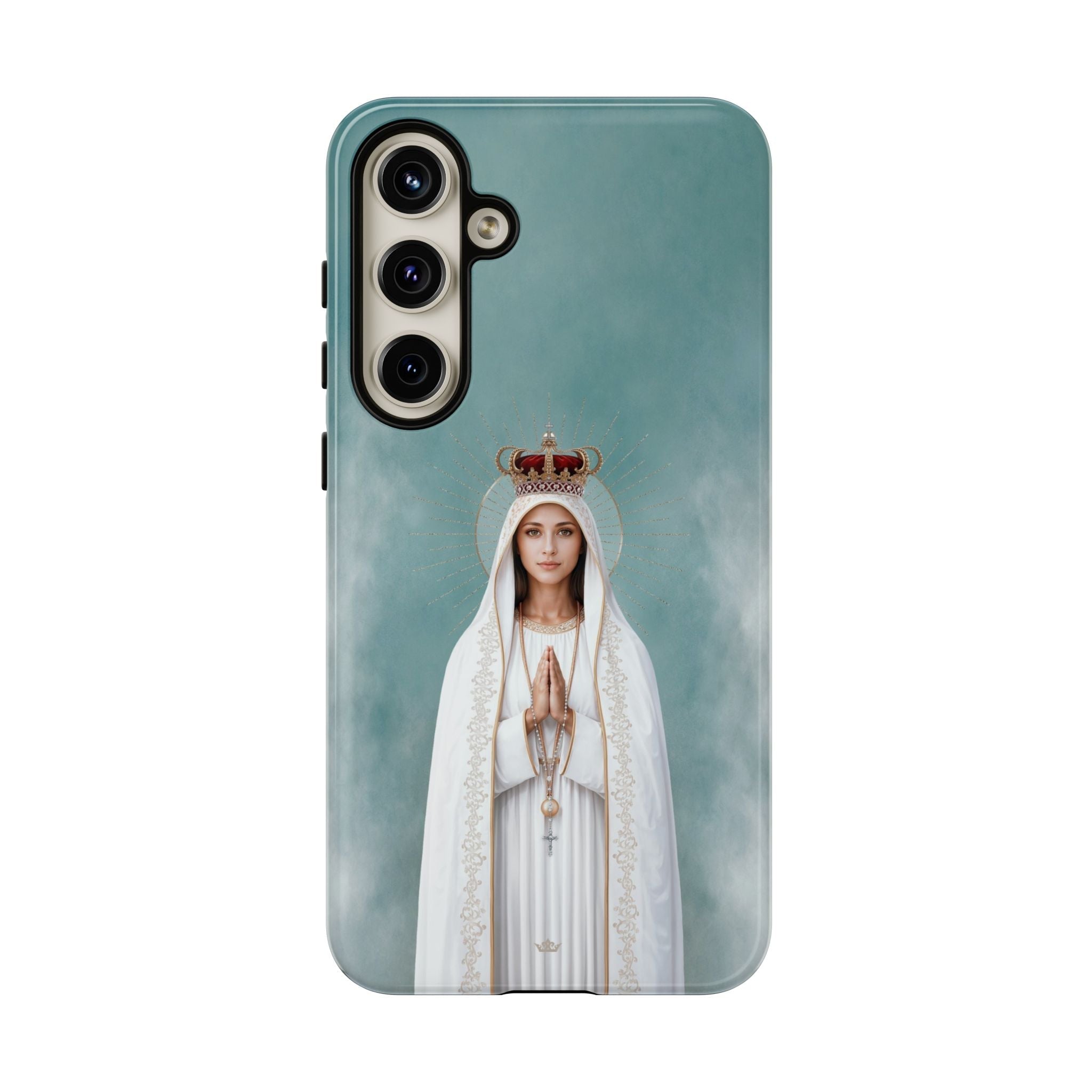 Our Lady of Fatima Hard Phone Case - Venxara