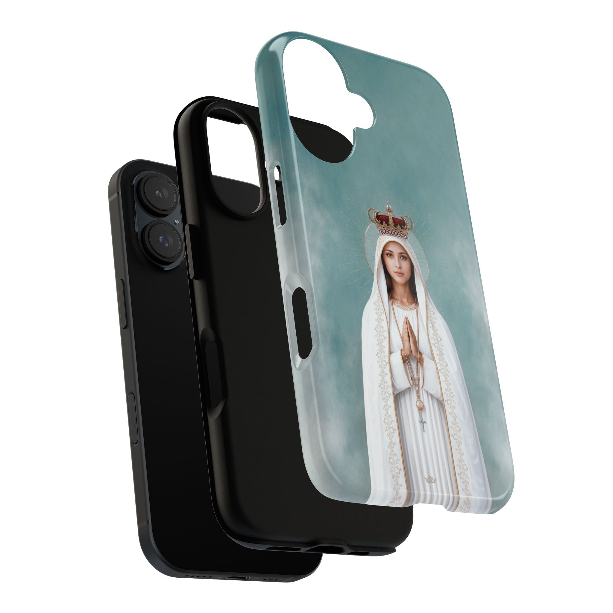 Our Lady of Fatima Hard Phone Case - Venxara