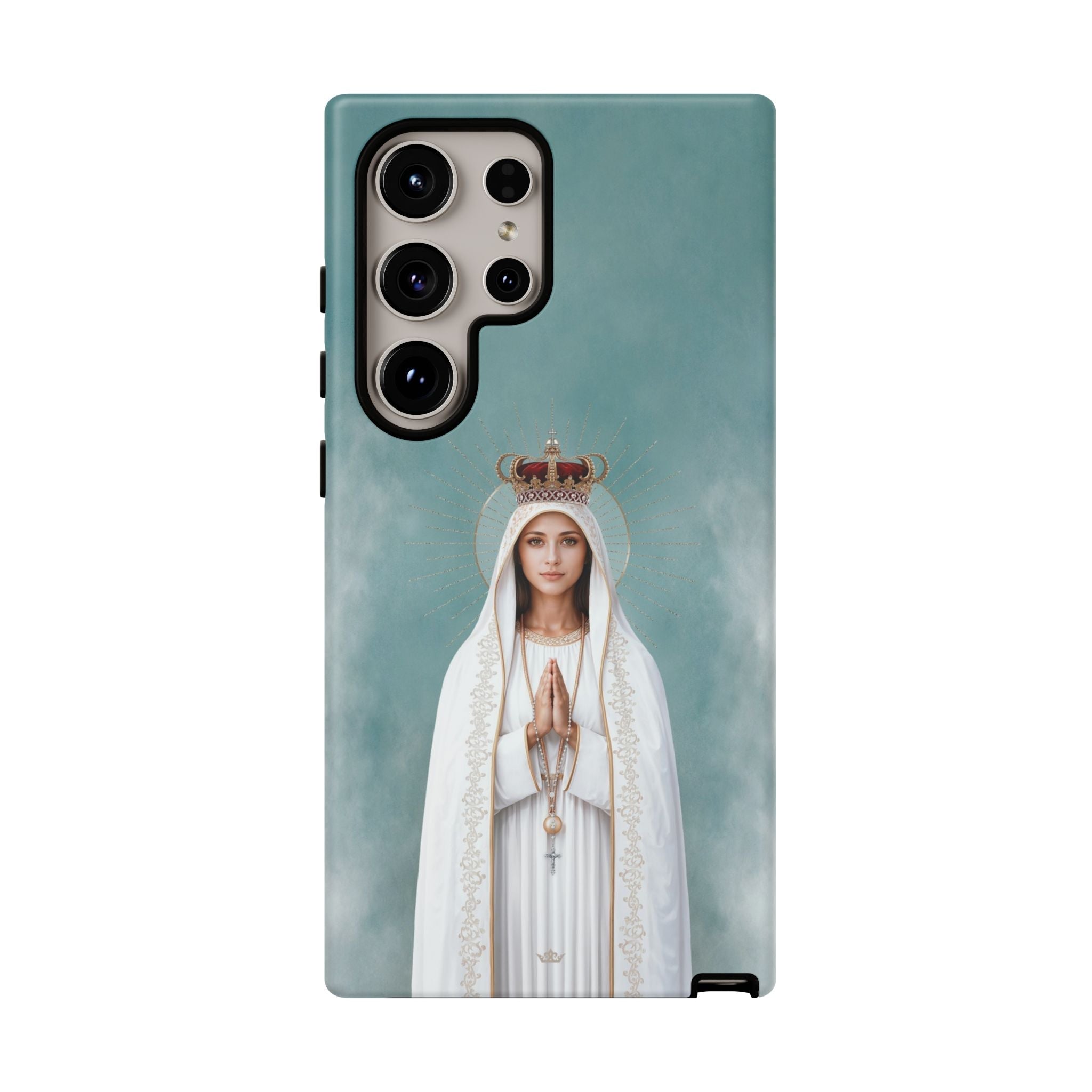 Our Lady of Fatima Hard Phone Case - Venxara