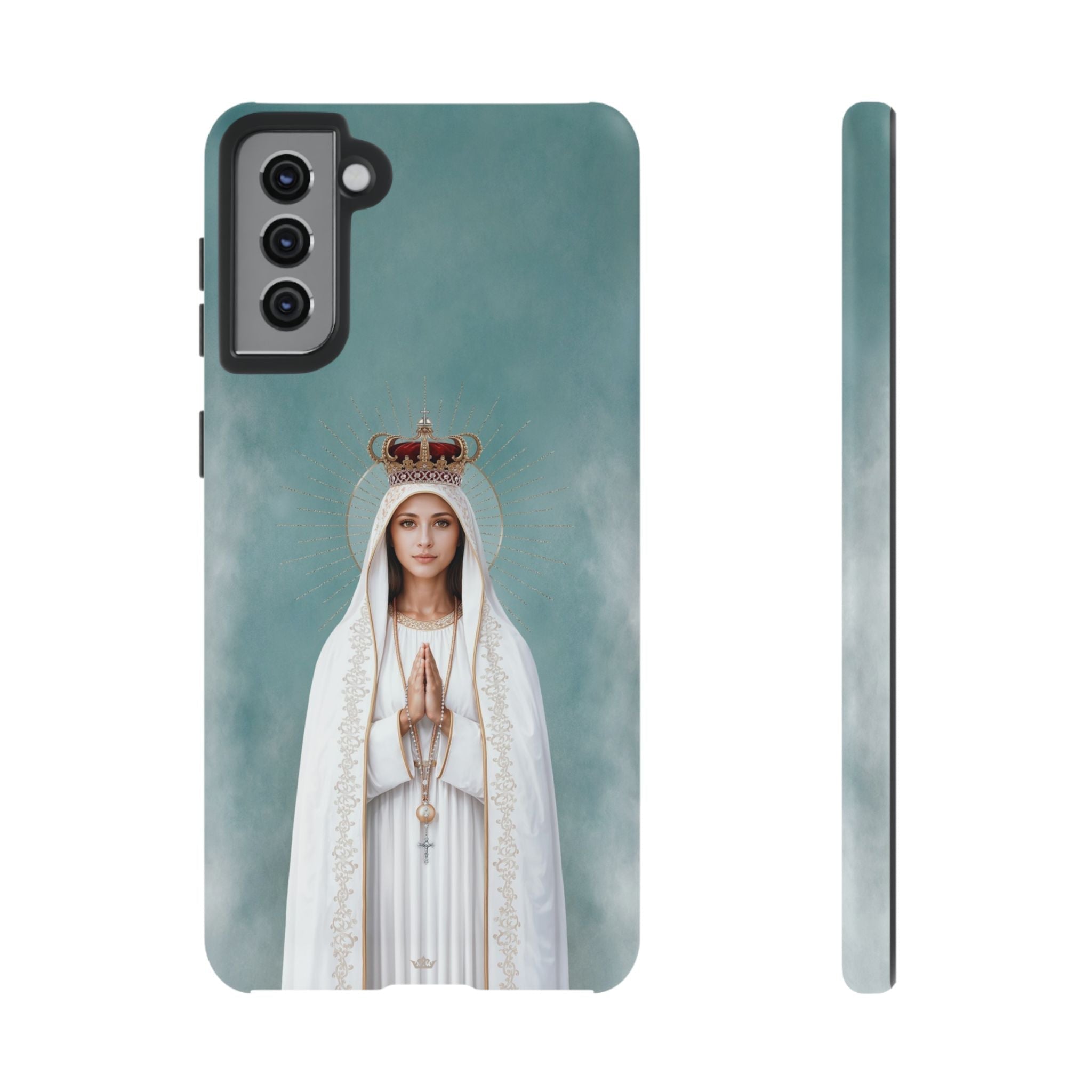 Our Lady of Fatima Hard Phone Case - Venxara