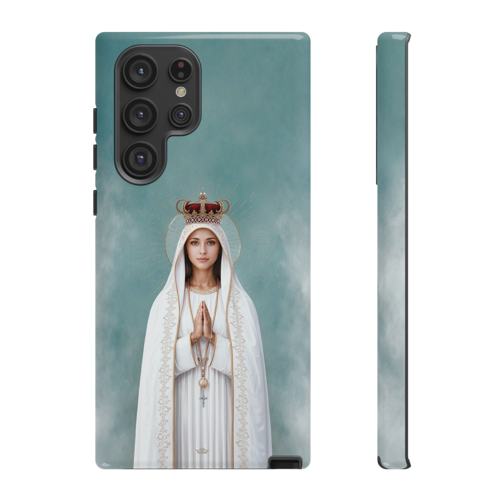 Our Lady of Fatima Hard Phone Case - Venxara
