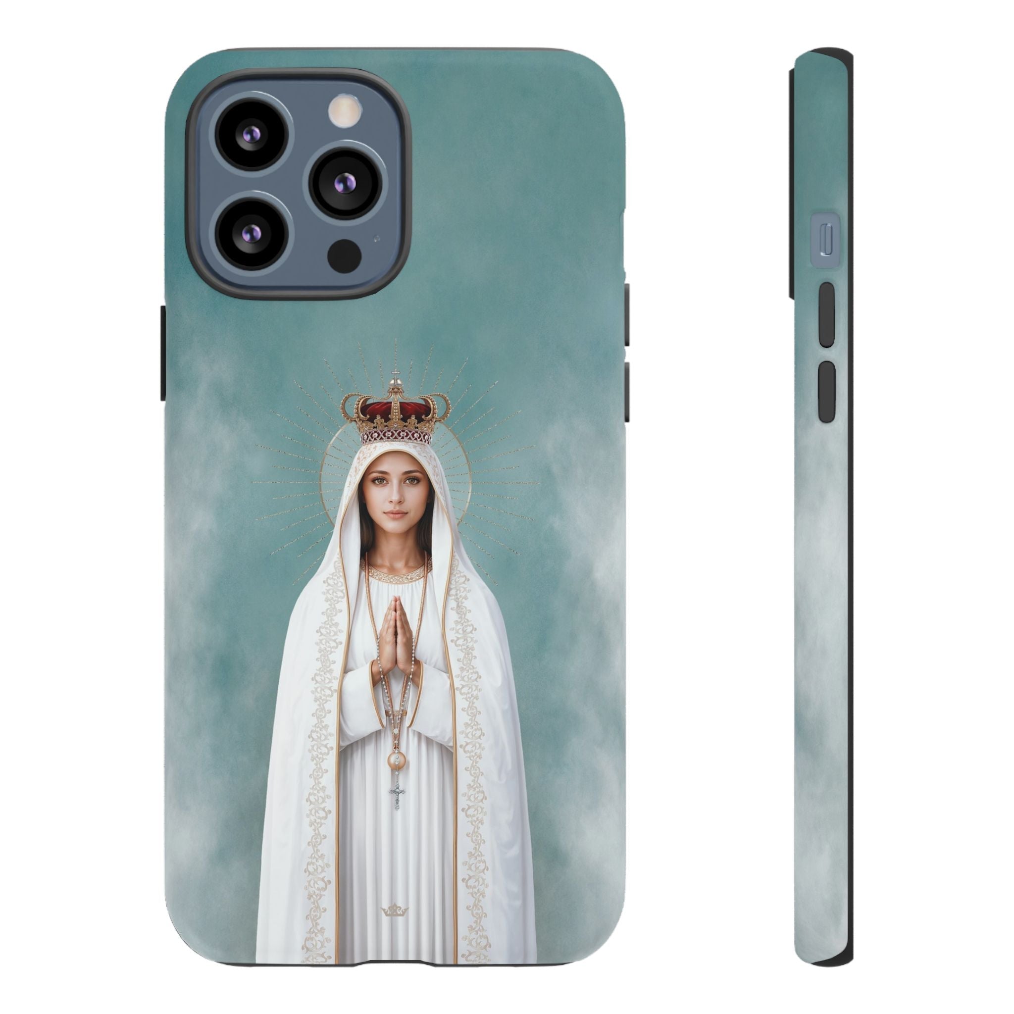Our Lady of Fatima Hard Phone Case - Venxara