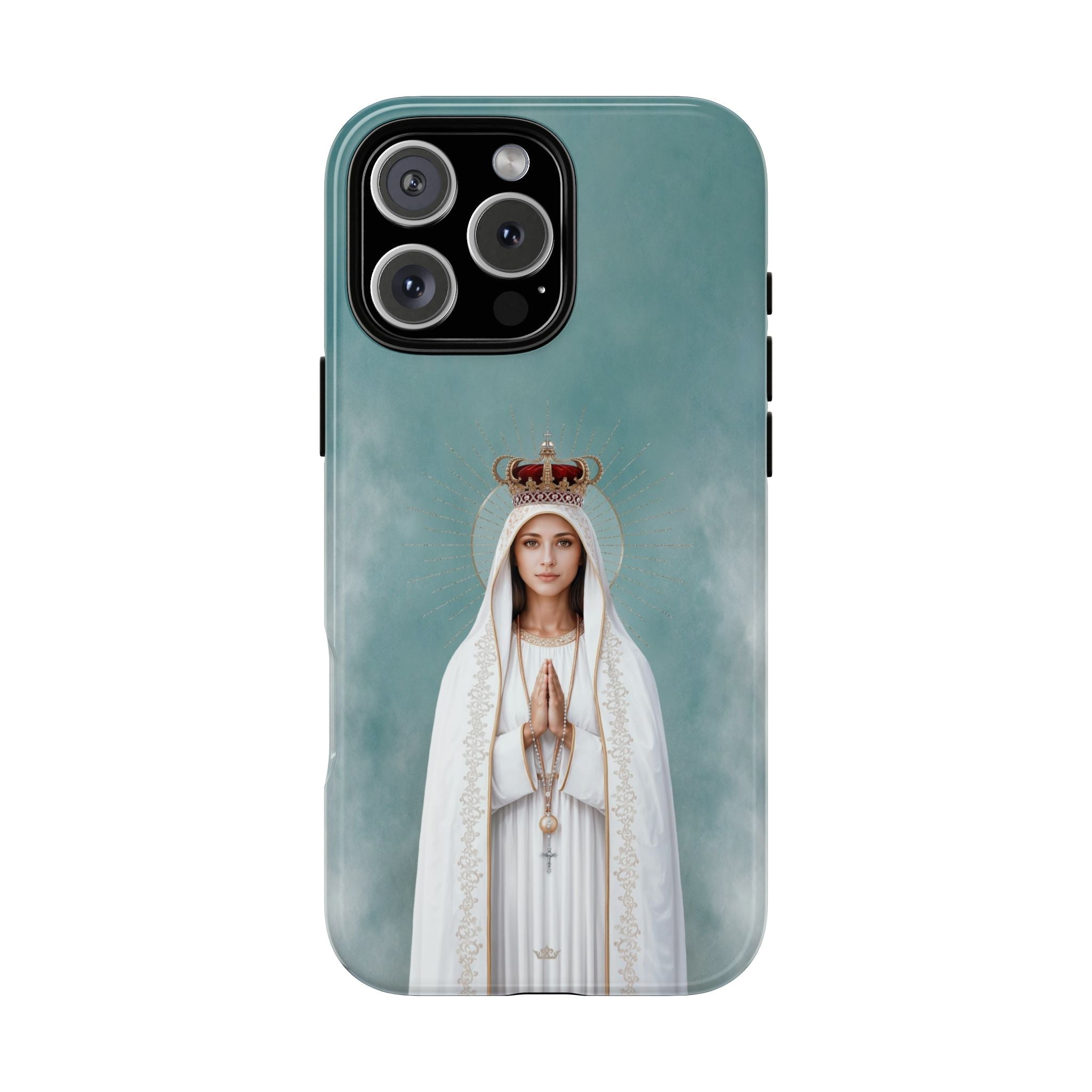 Our Lady of Fatima Hard Phone Case - Venxara