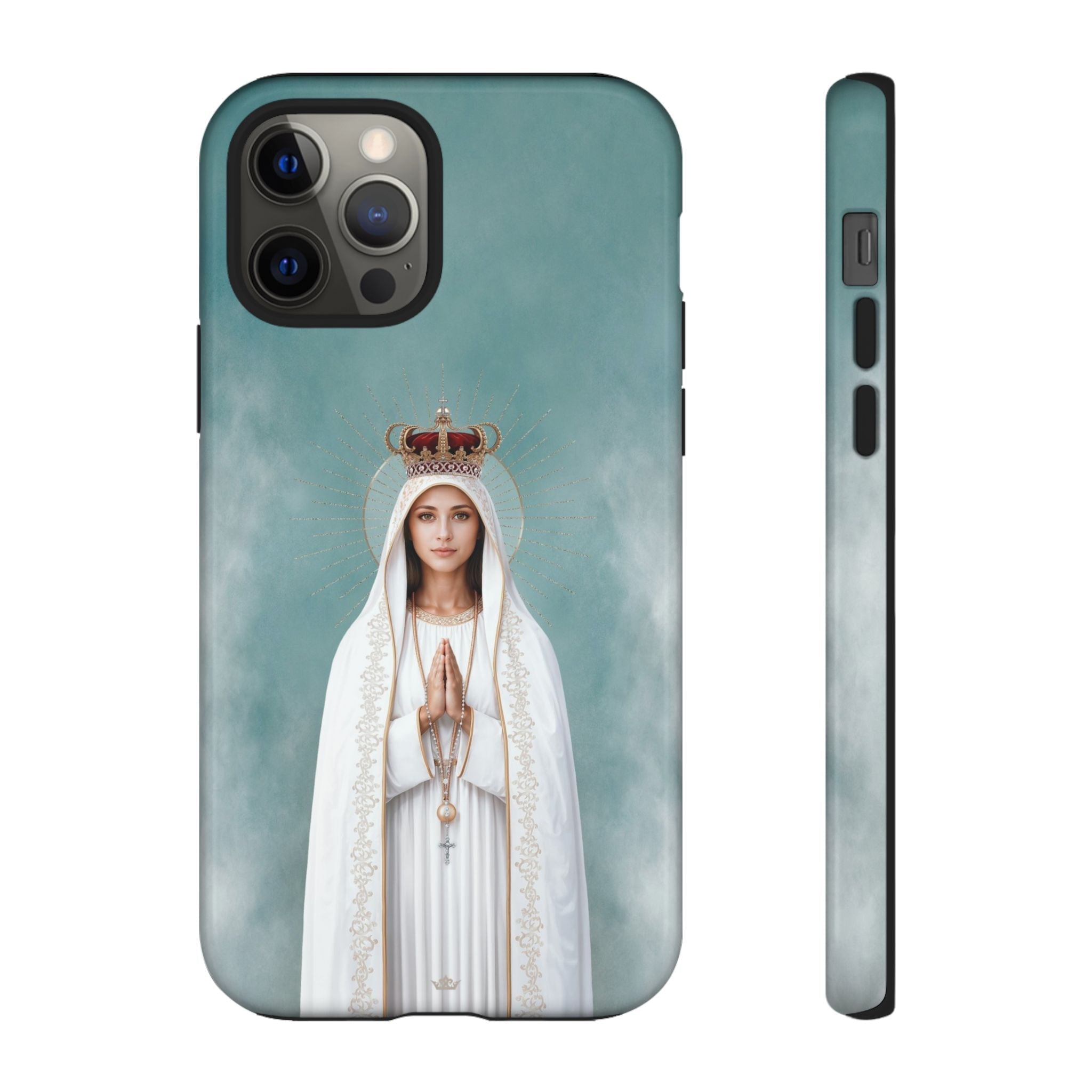 Our Lady of Fatima Hard Phone Case - Venxara