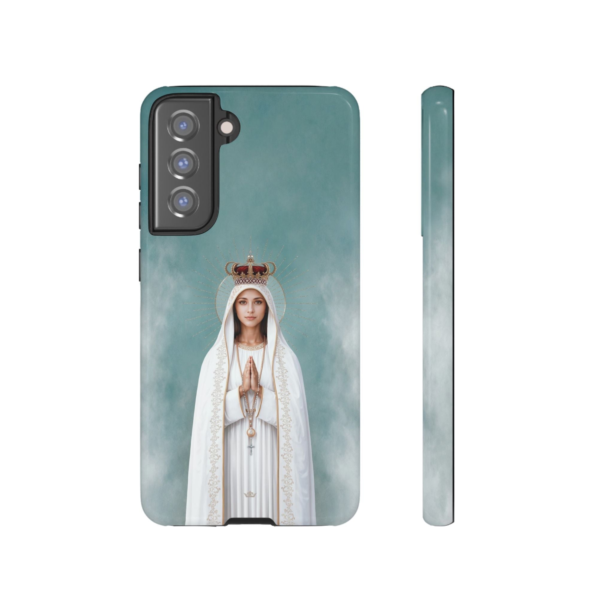 Our Lady of Fatima Hard Phone Case - Venxara