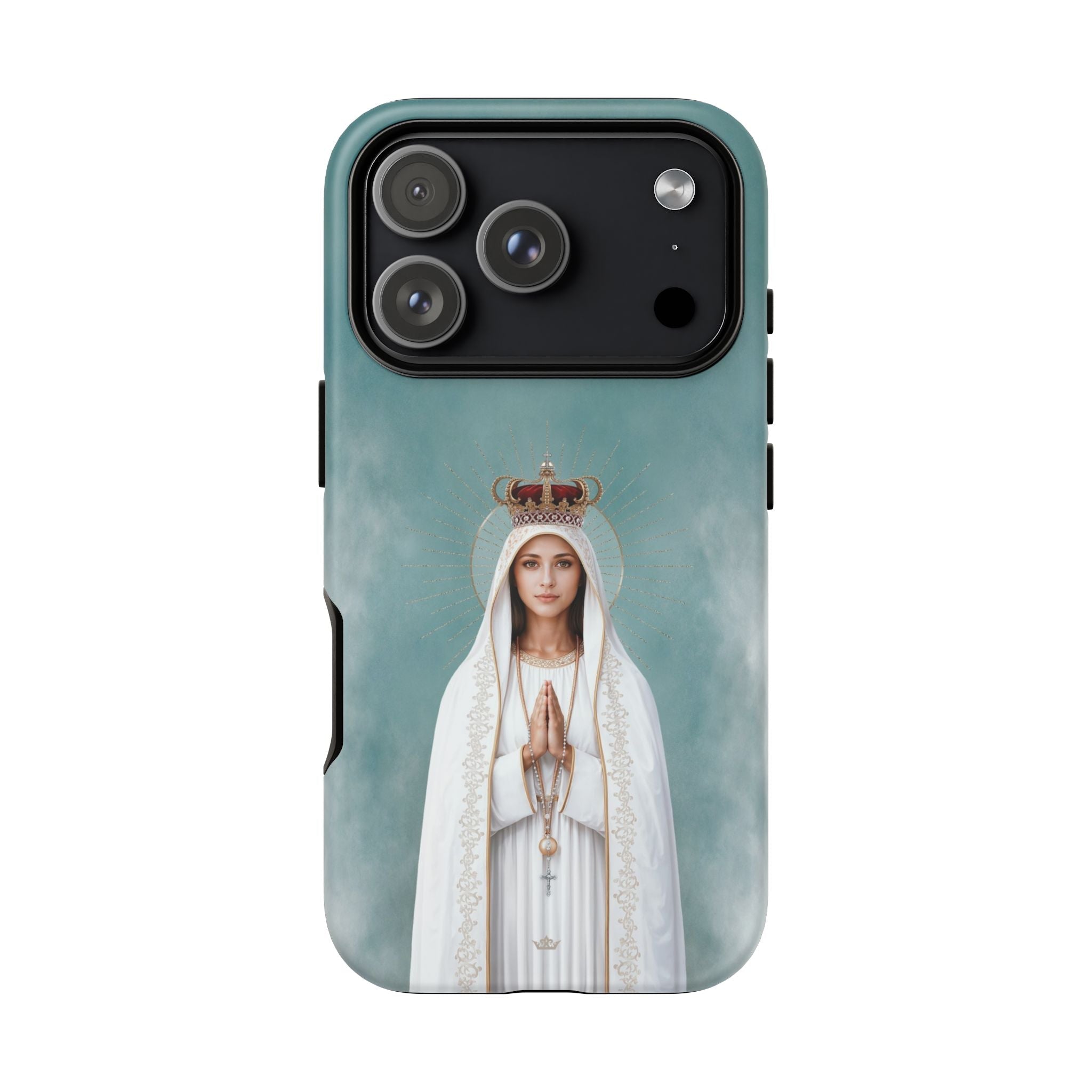Our Lady of Fatima Hard Phone Case - Venxara