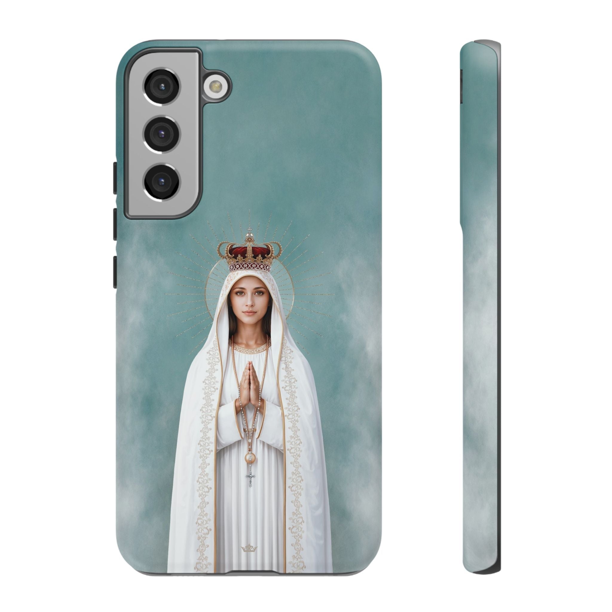 Our Lady of Fatima Hard Phone Case - Venxara