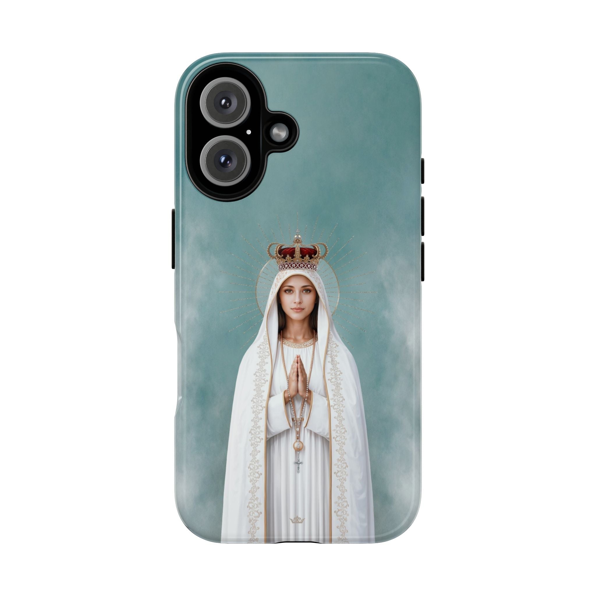 Our Lady of Fatima Hard Phone Case - Venxara
