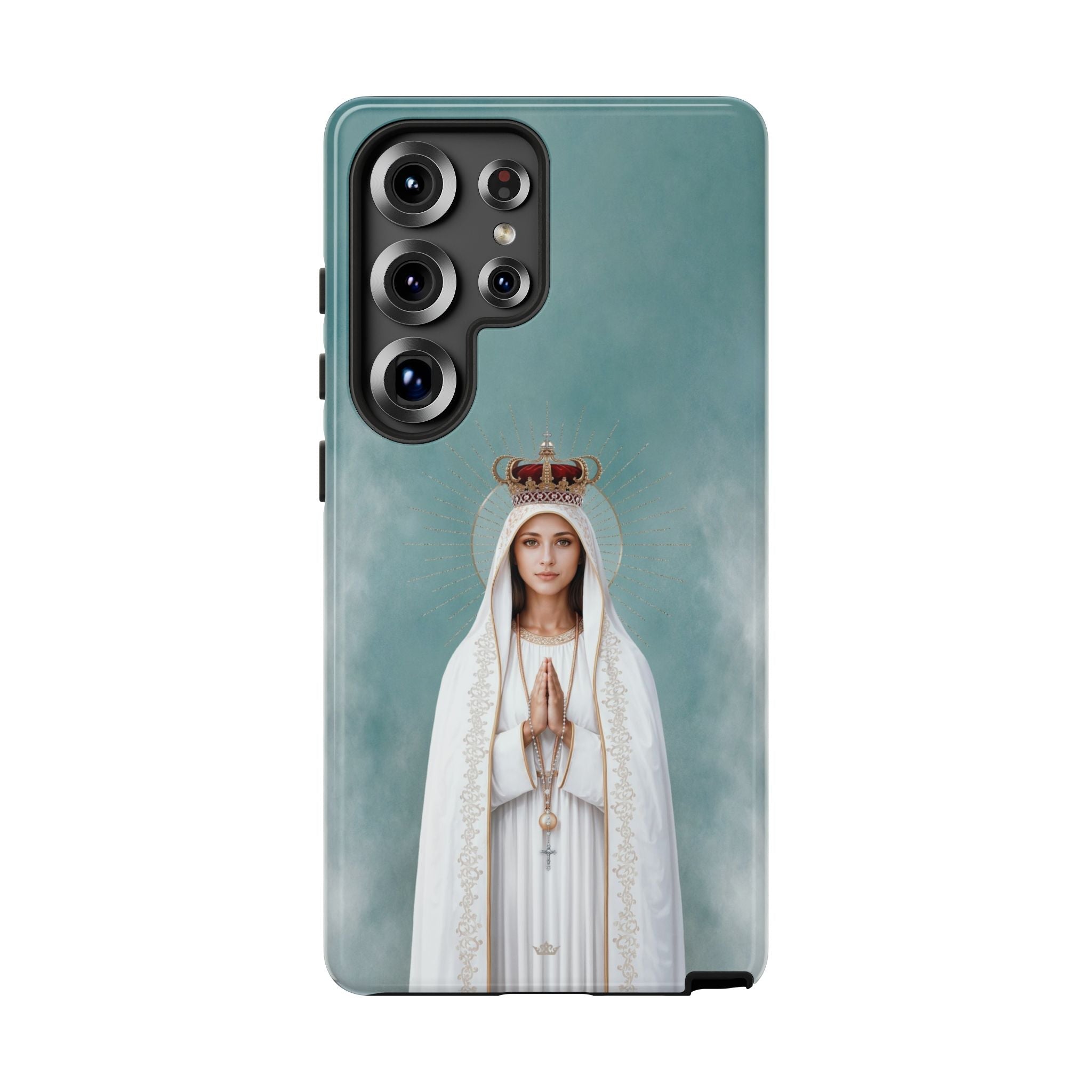 Our Lady of Fatima Hard Phone Case - Venxara