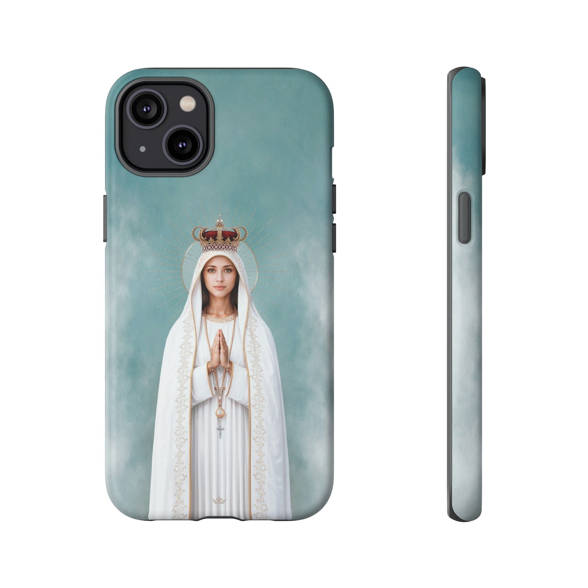 Our Lady of Fatima Hard Phone Case - Venxara