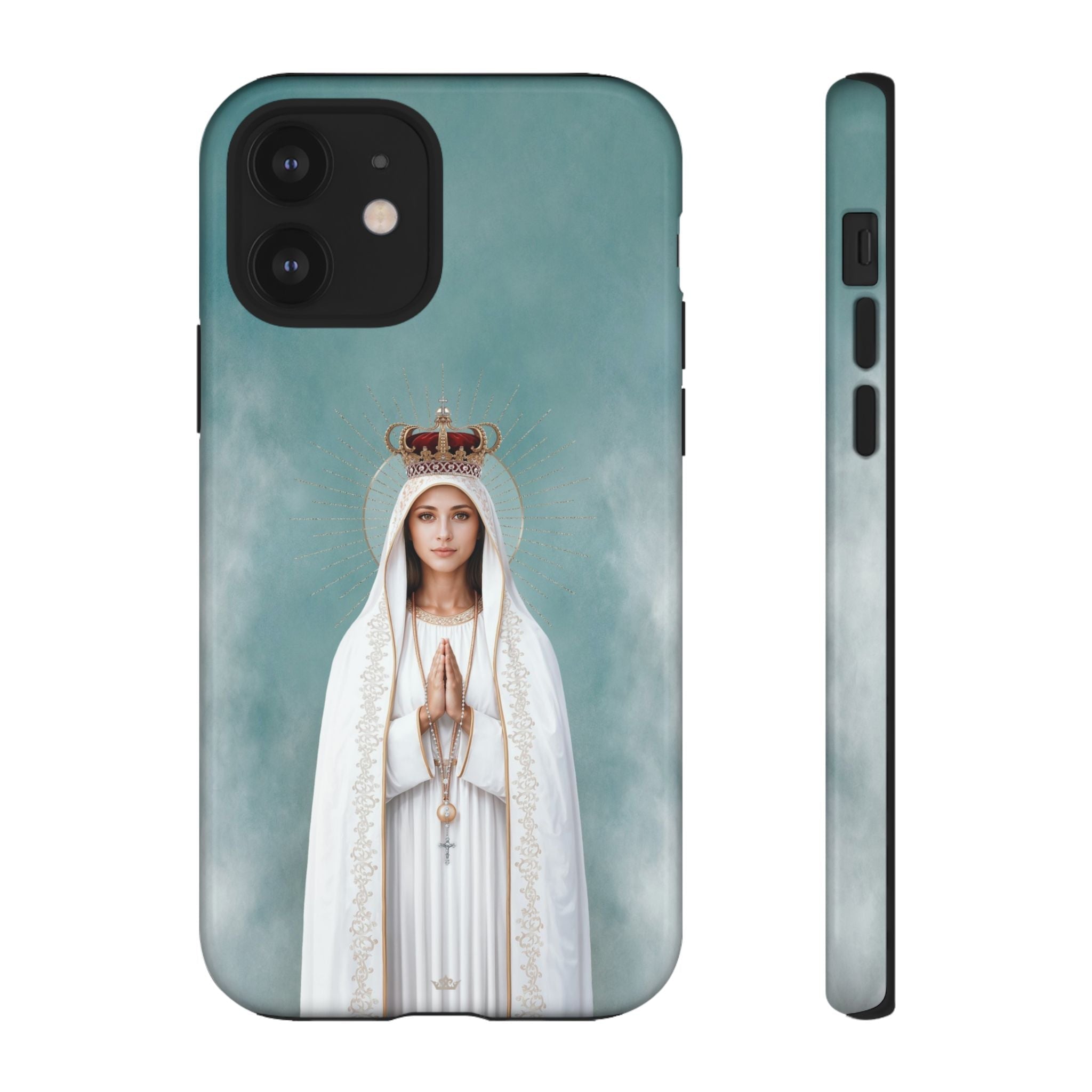 Our Lady of Fatima Hard Phone Case - Venxara