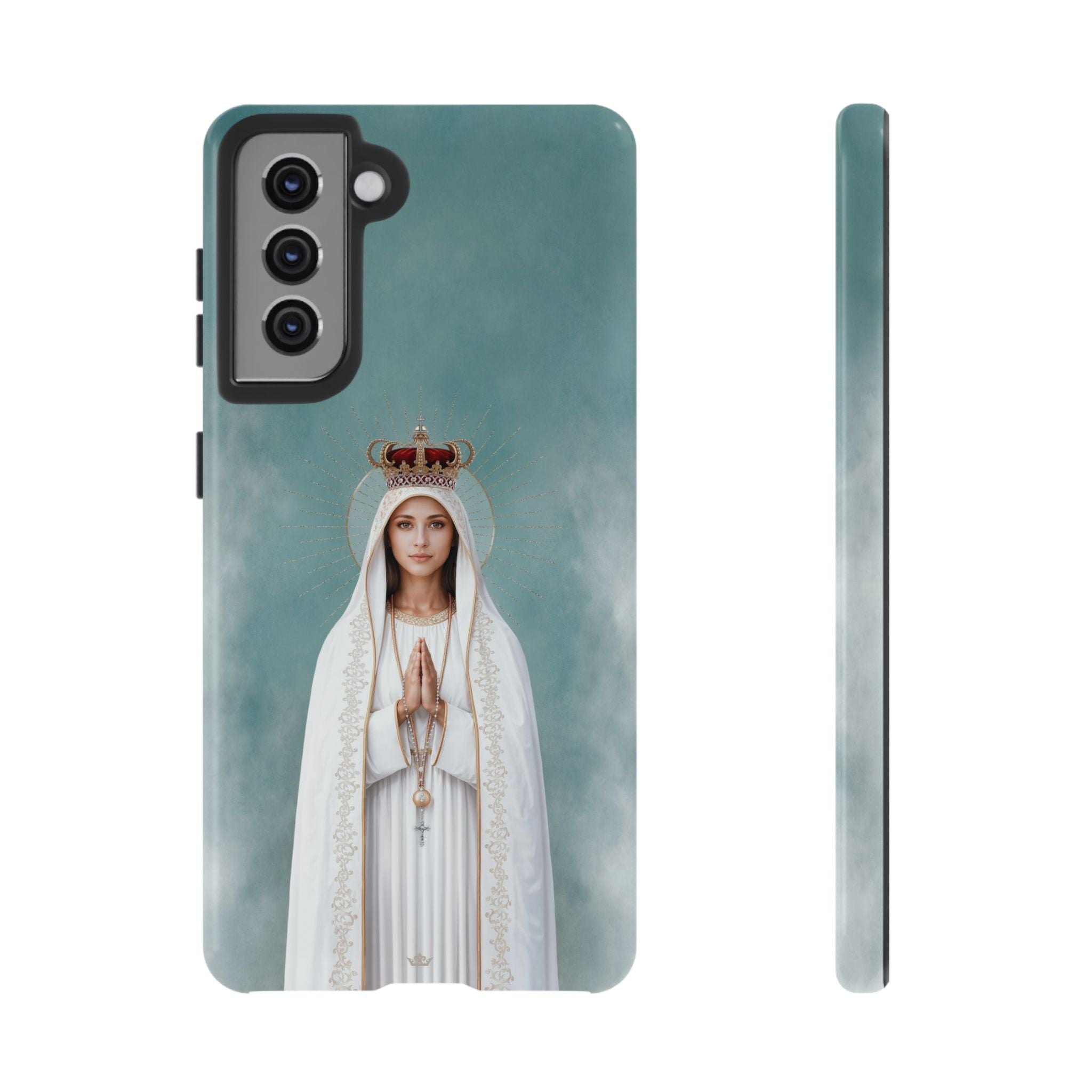 Our Lady of Fatima Hard Phone Case - Venxara